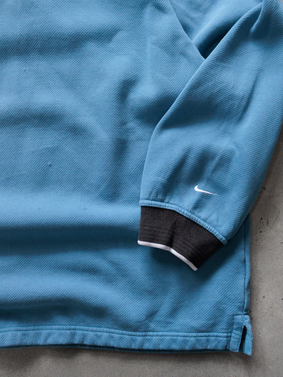 Vintage 00s Blue Nike Knit Quarter Zip (XL)