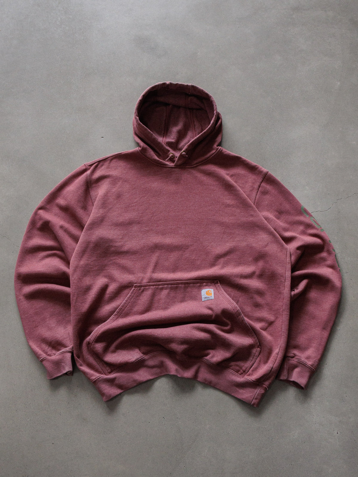 Vintage Red Carhartt Hoodie (M)