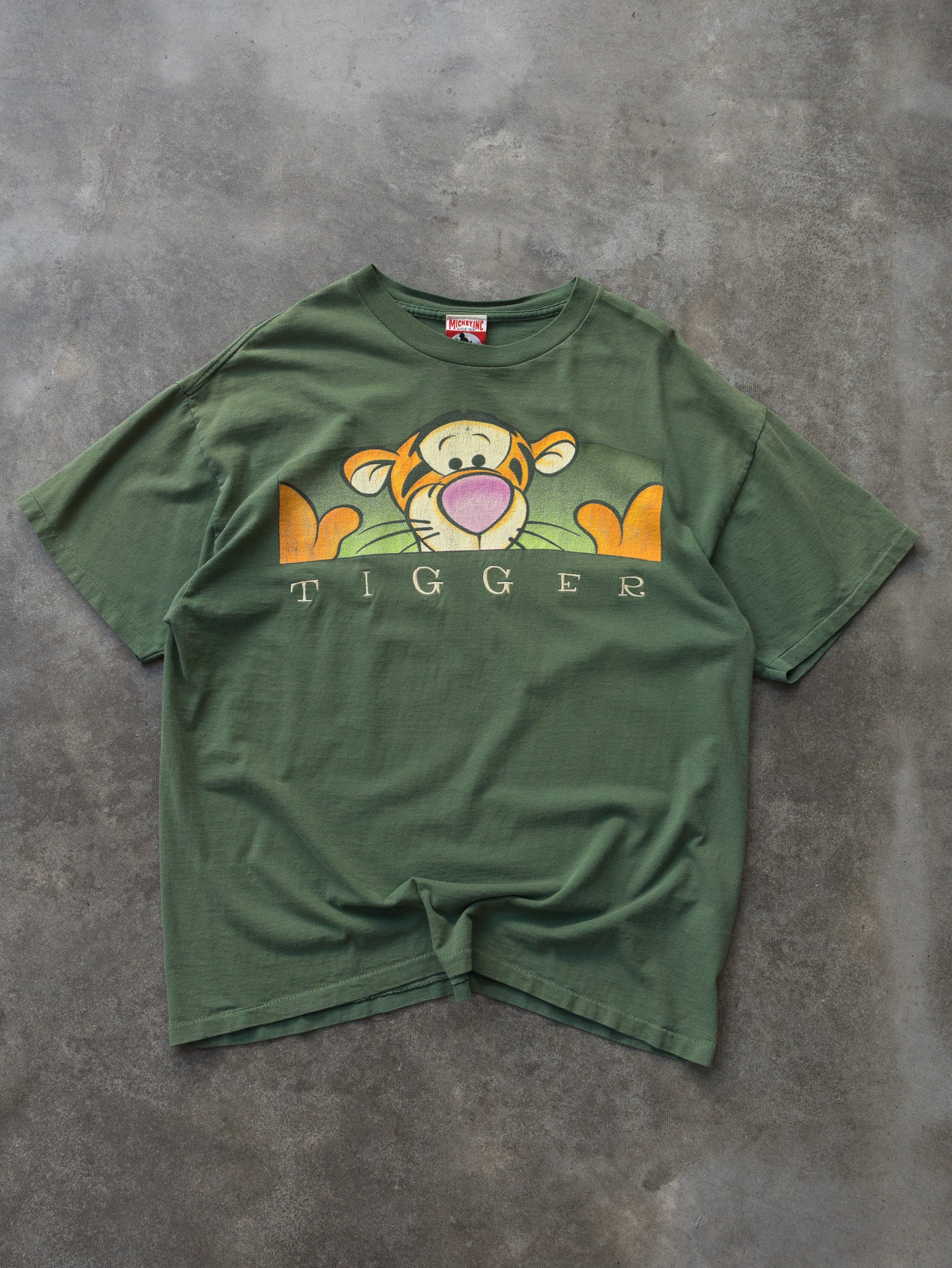 Vintage 90s Green Tigger Tee (XL)