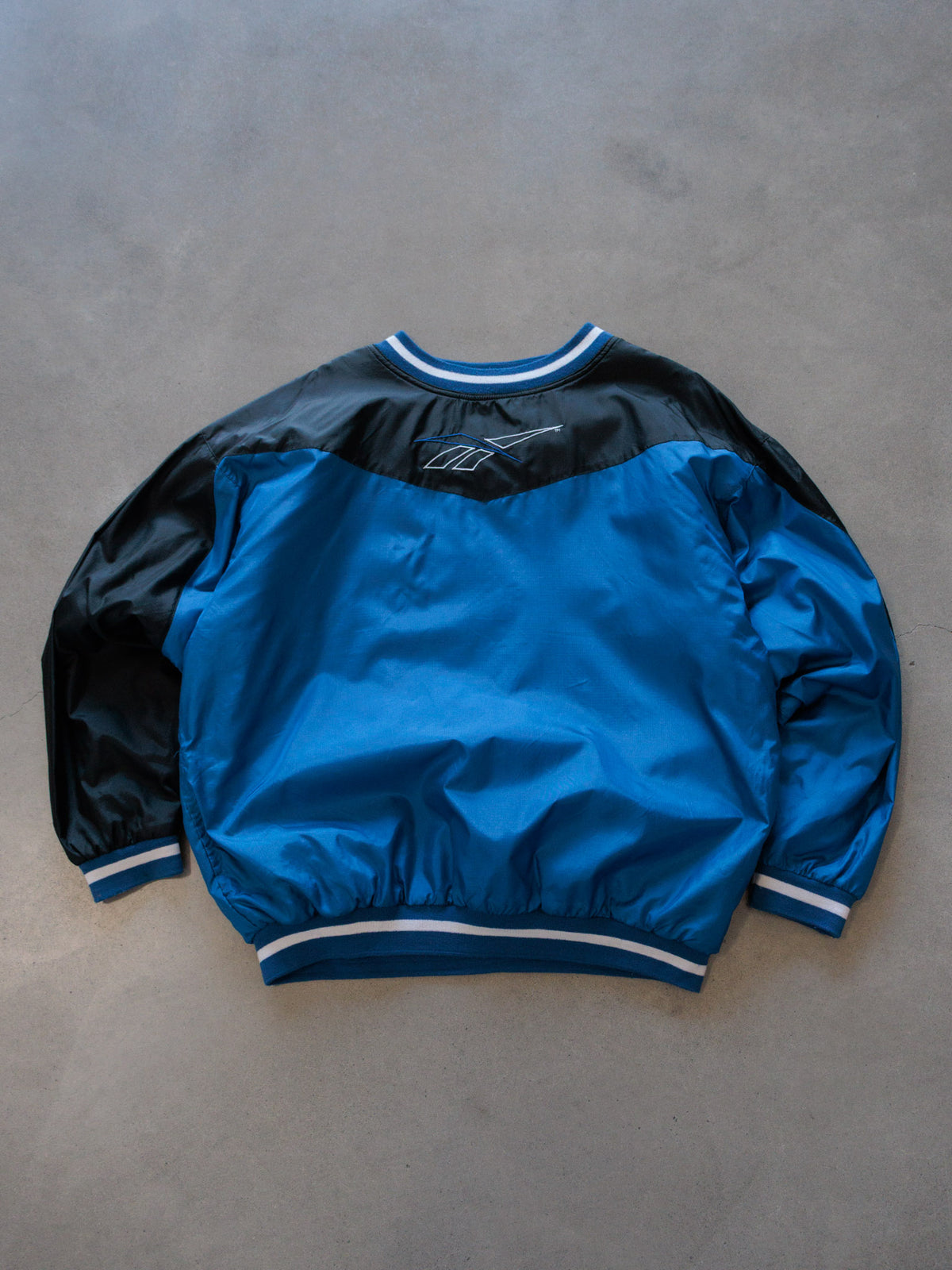 Vintage 90s Blue Reebok Colourblock Jacket (L)