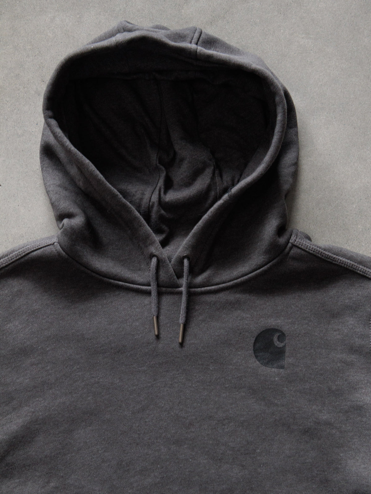Vintage Grey Carhartt Hoodie (Women's 2XL)
