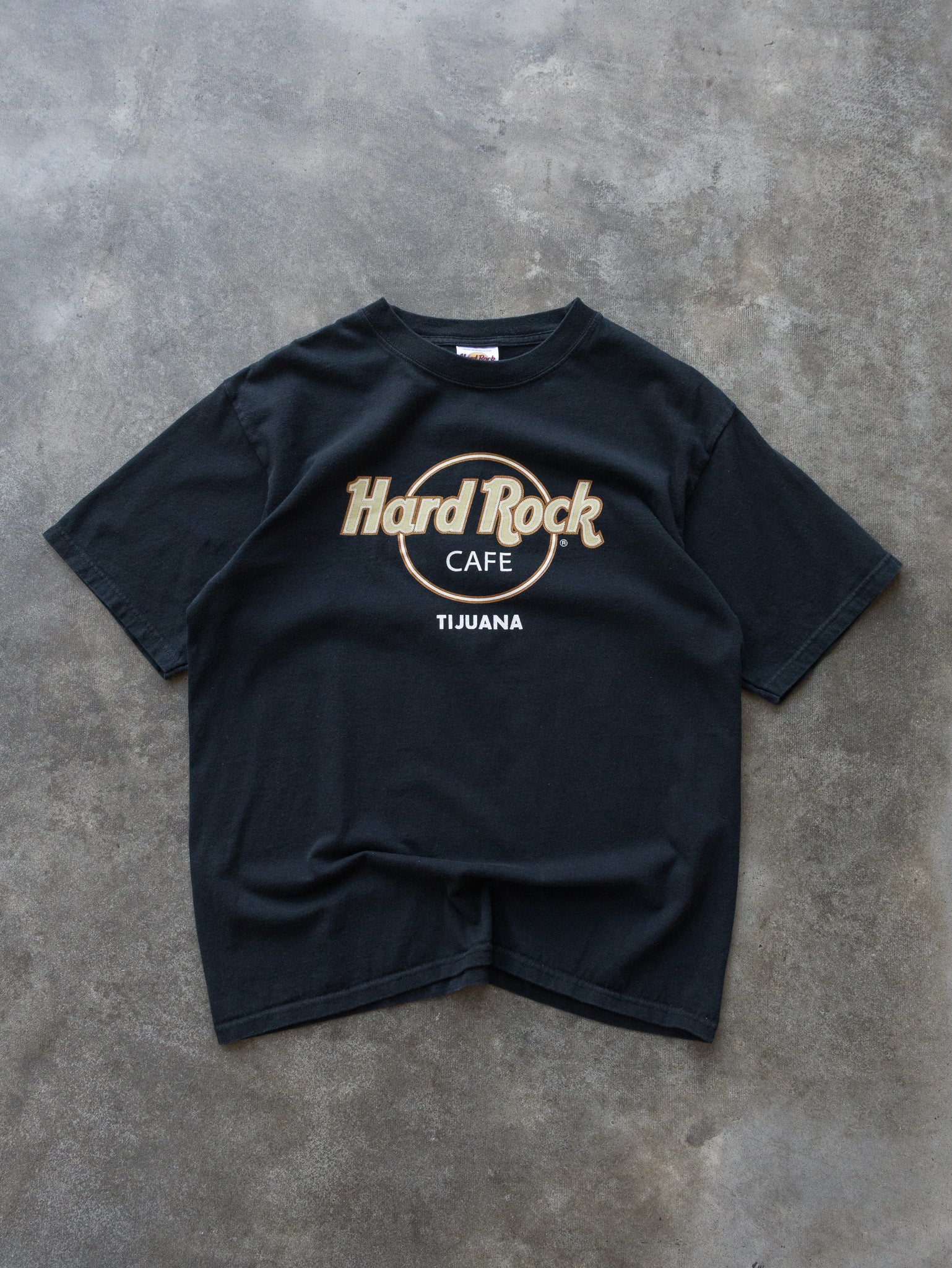 Vintage Black Hard Rock Cafe Tijuana Mexico Tee (L)