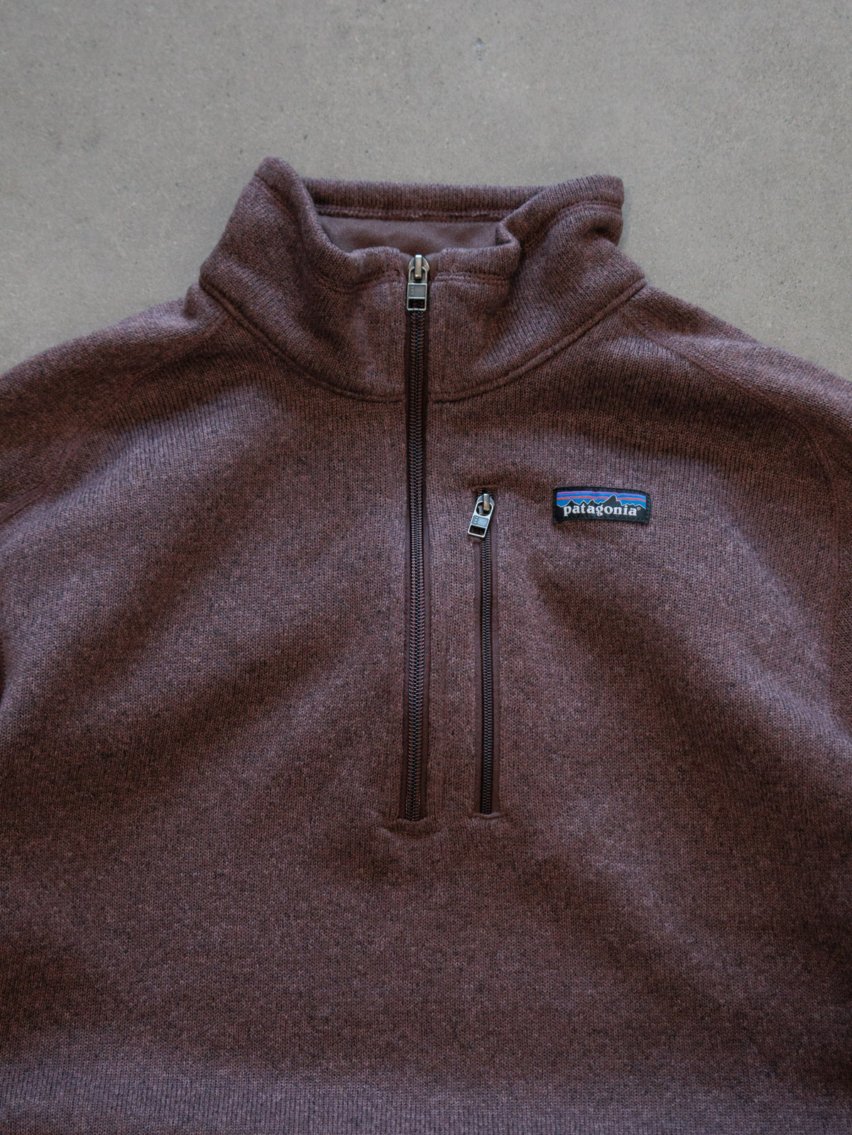 Vintage Brown Patagonia Fleece Quarter Zip (-)
