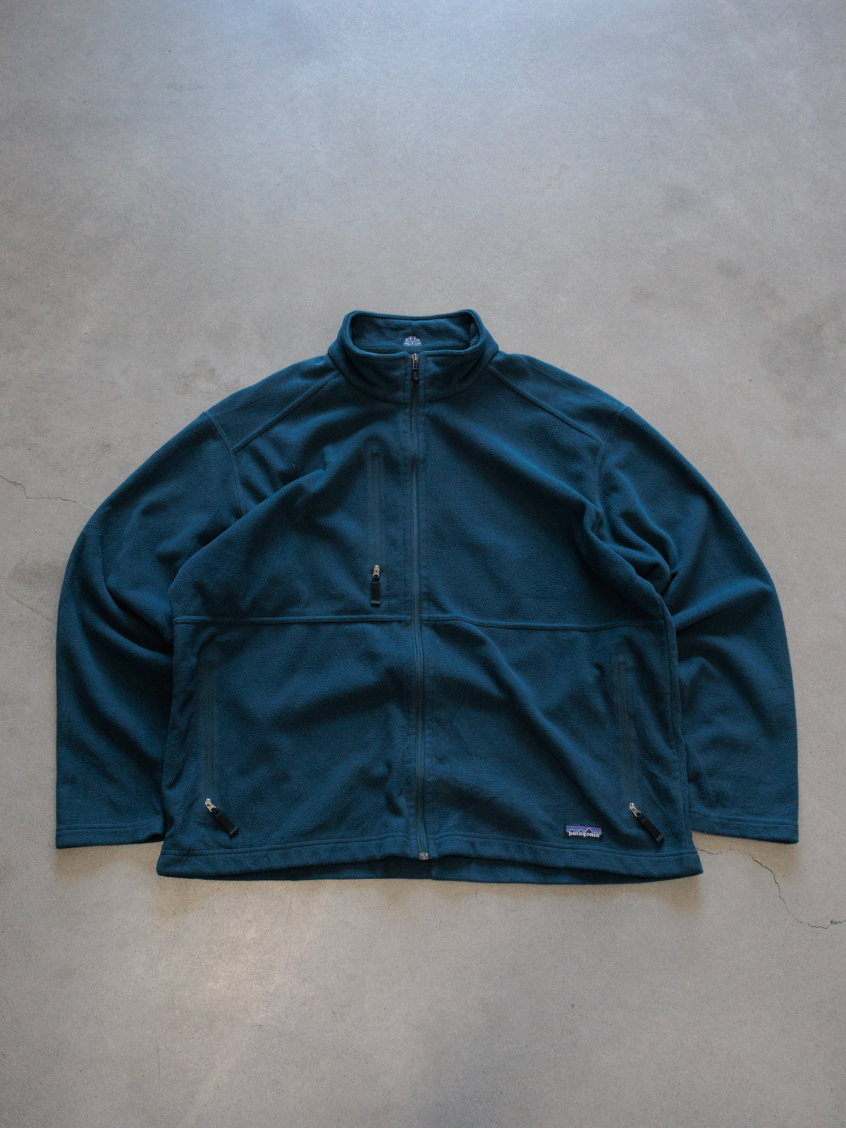 Vintage Navy Patagonia Synchilla Fleece Jacket (XL)