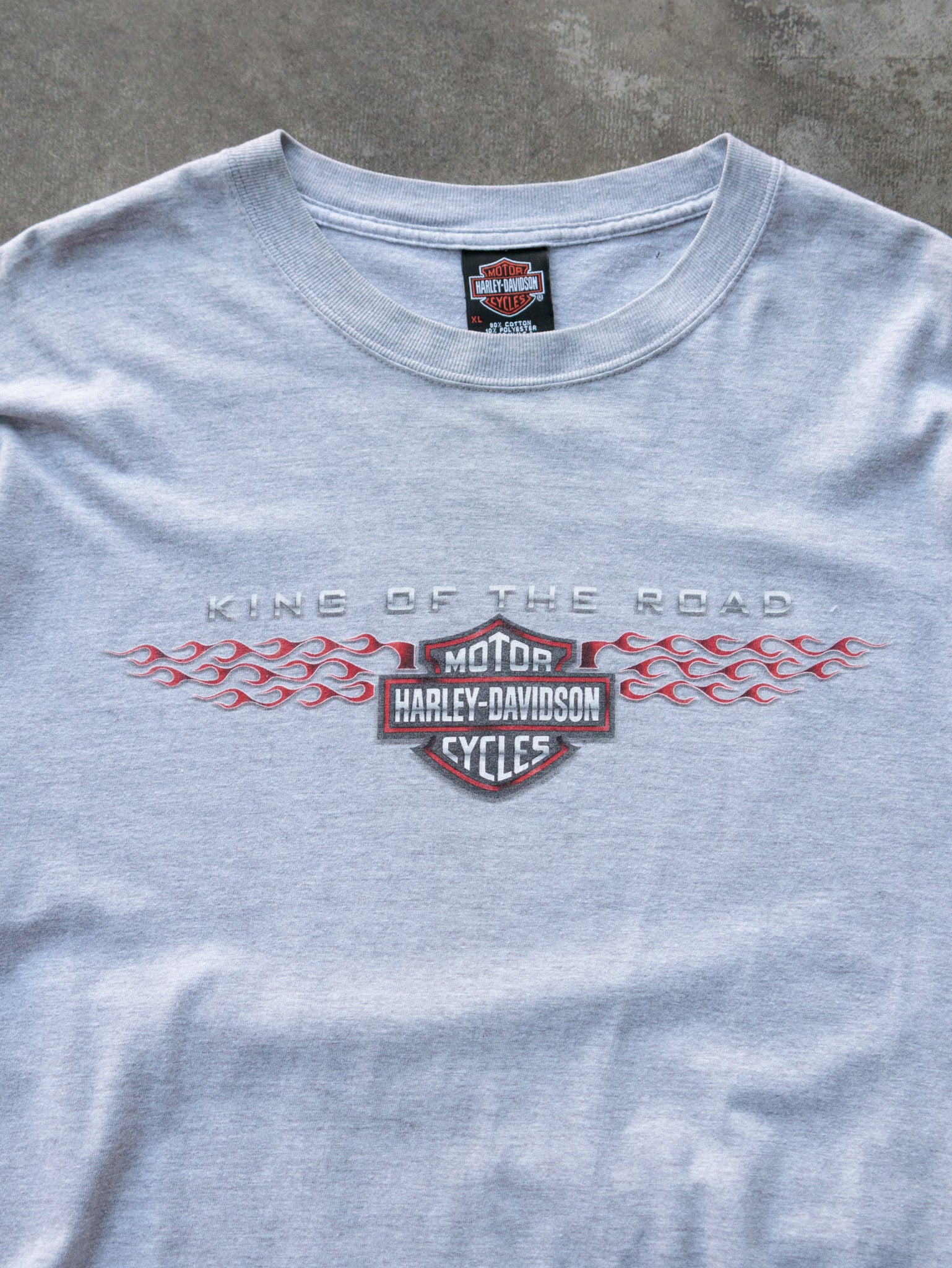Vintage 2000 Grey Harley-Davidson Billings Montana Long Sleeve (XL)