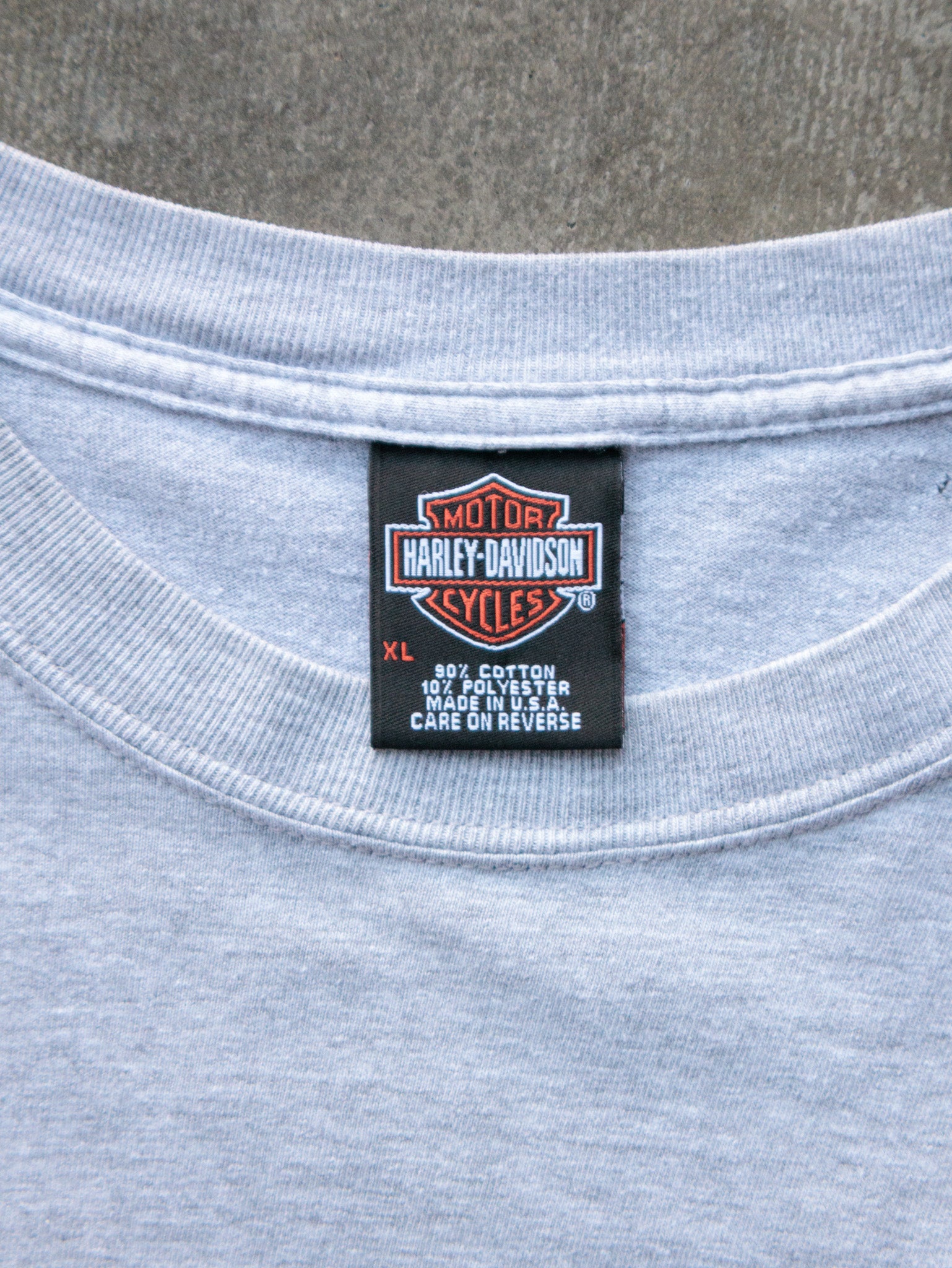 Vintage 2000 Grey Harley-Davidson Billings Montana Long Sleeve (XL)