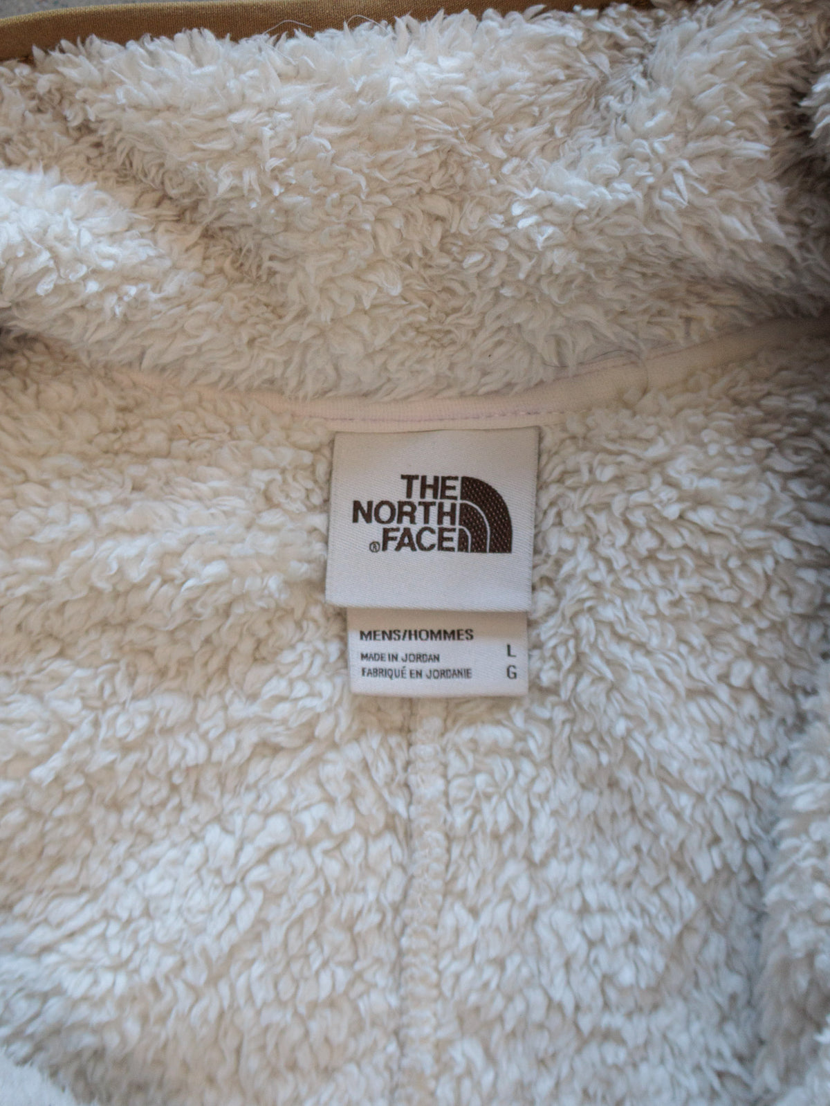 Vintage White The North Face Sherpa Vest (L)