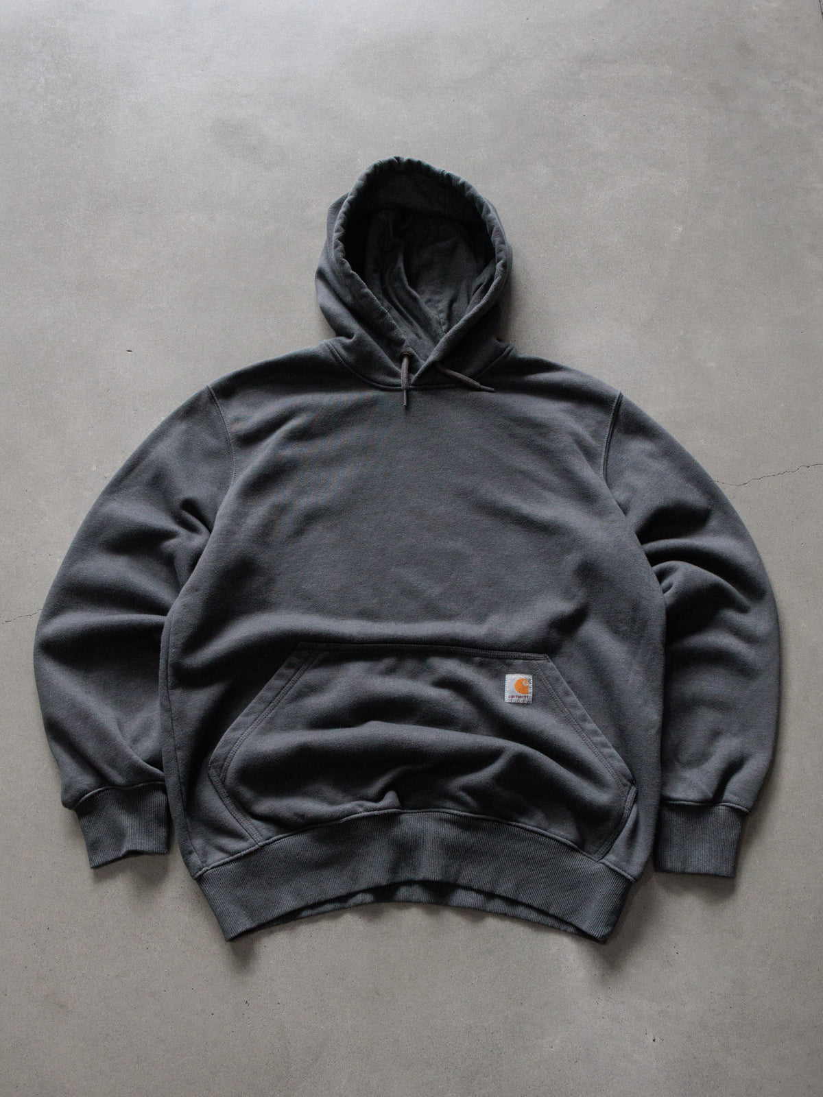 Vintage Grey Carhartt Hoodie (M)