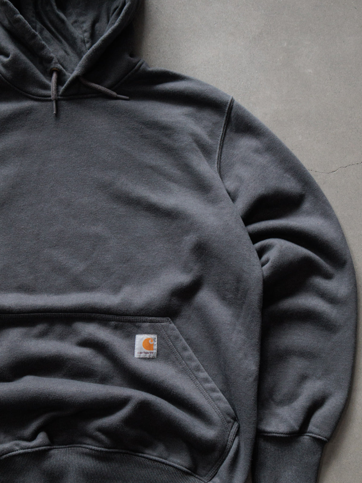Vintage Grey Carhartt Hoodie (M)