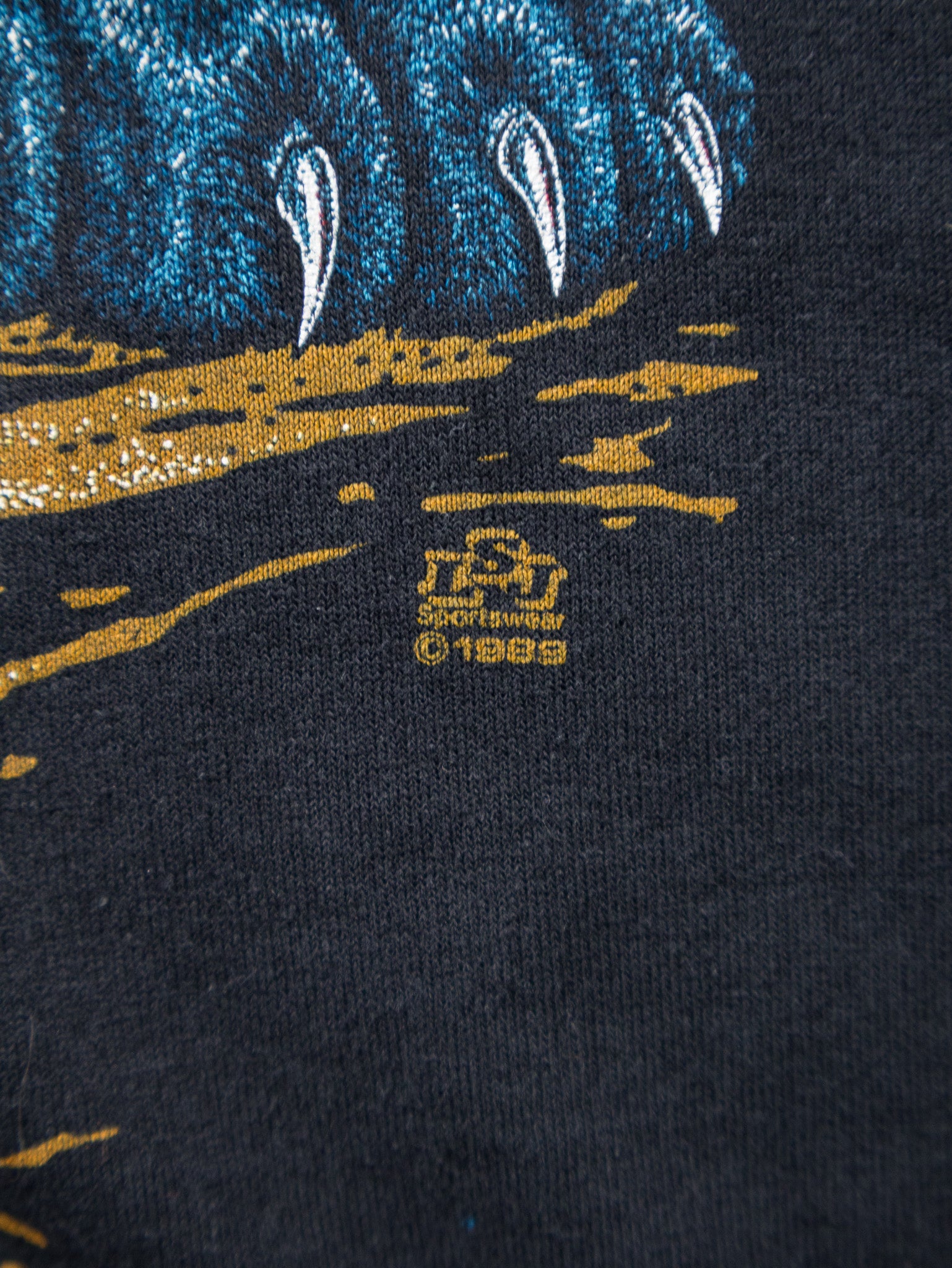 Vintage 1989 Black Panther Graphic Tee (M)