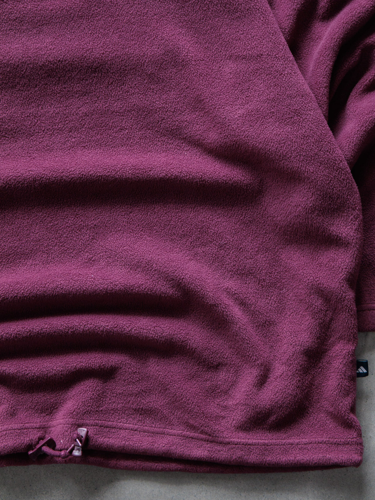 Vintage 90s Purple Adidas Fleece Quarter Zip (L)