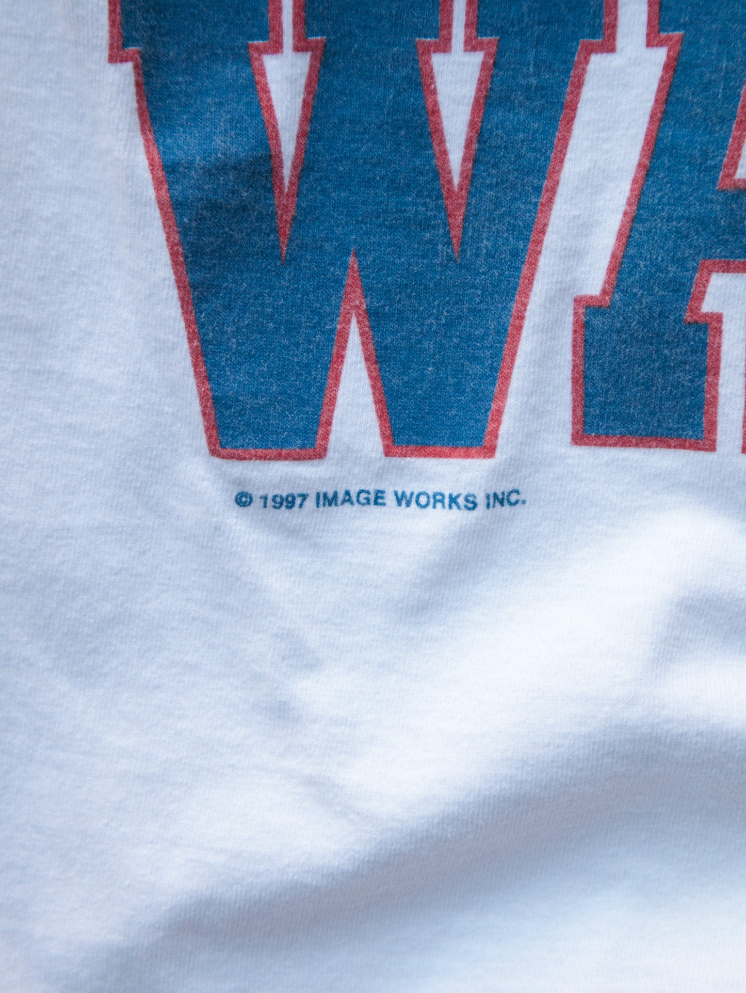 Vintage 1997 White Rusty Wallace Tee (L)