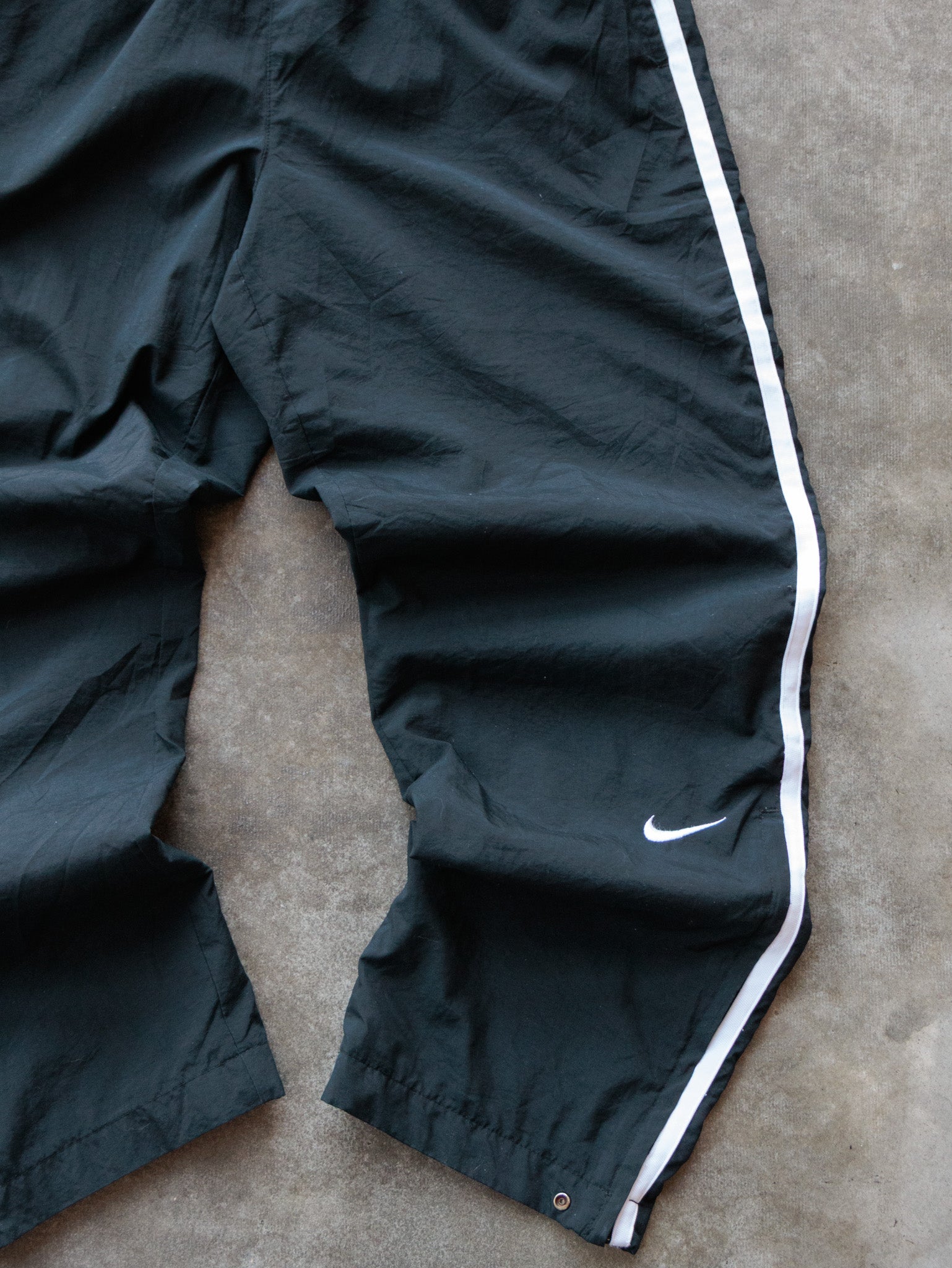 Vintage 00s Black Nike Track Pants (S)