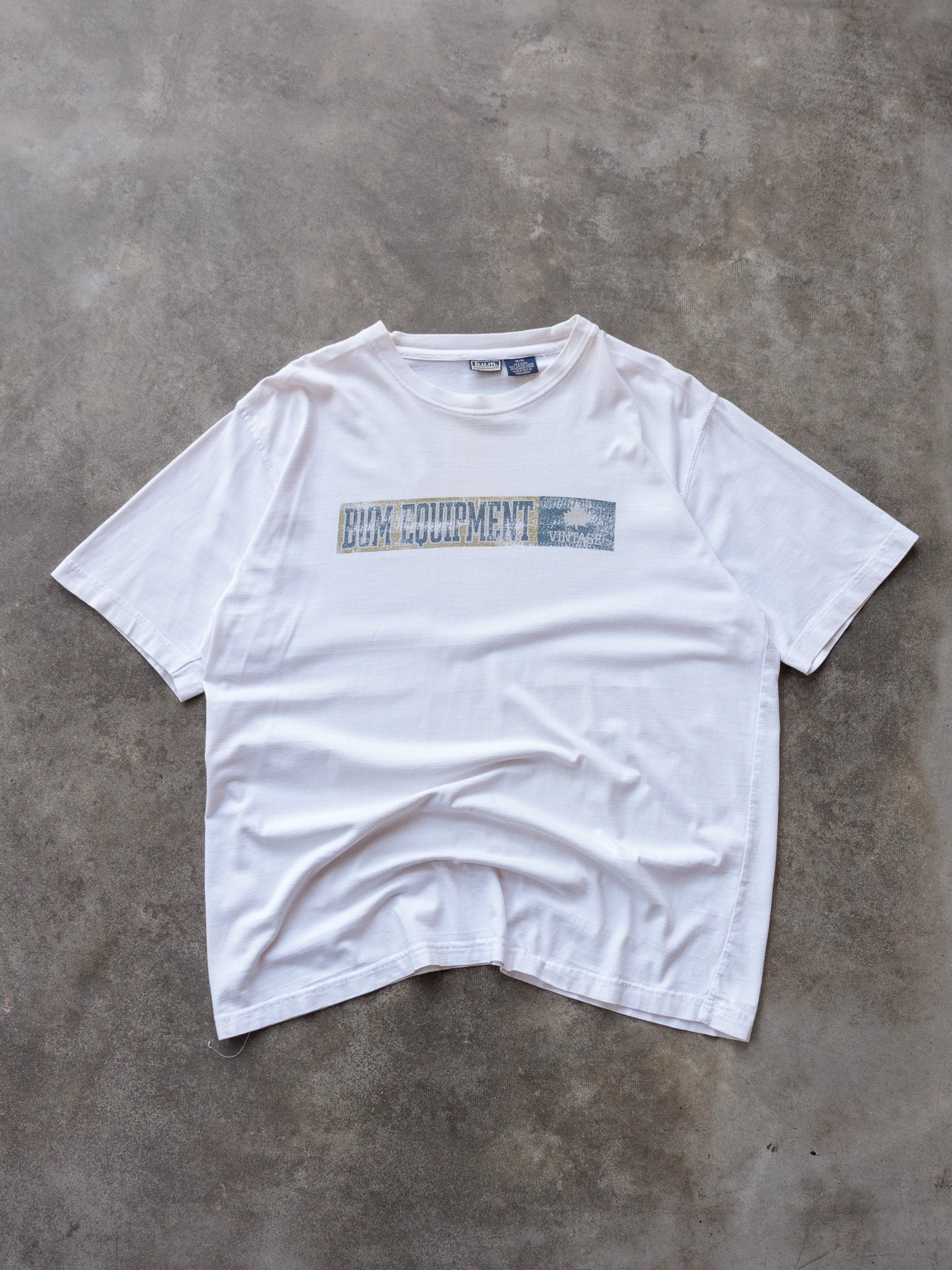 Vintage White B.U.M. Equipment Tee (M)