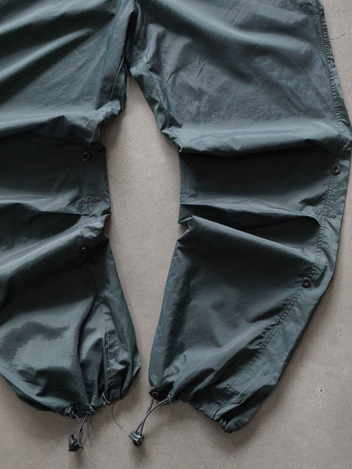 Vintage Green Snap Track Pants (2XL)