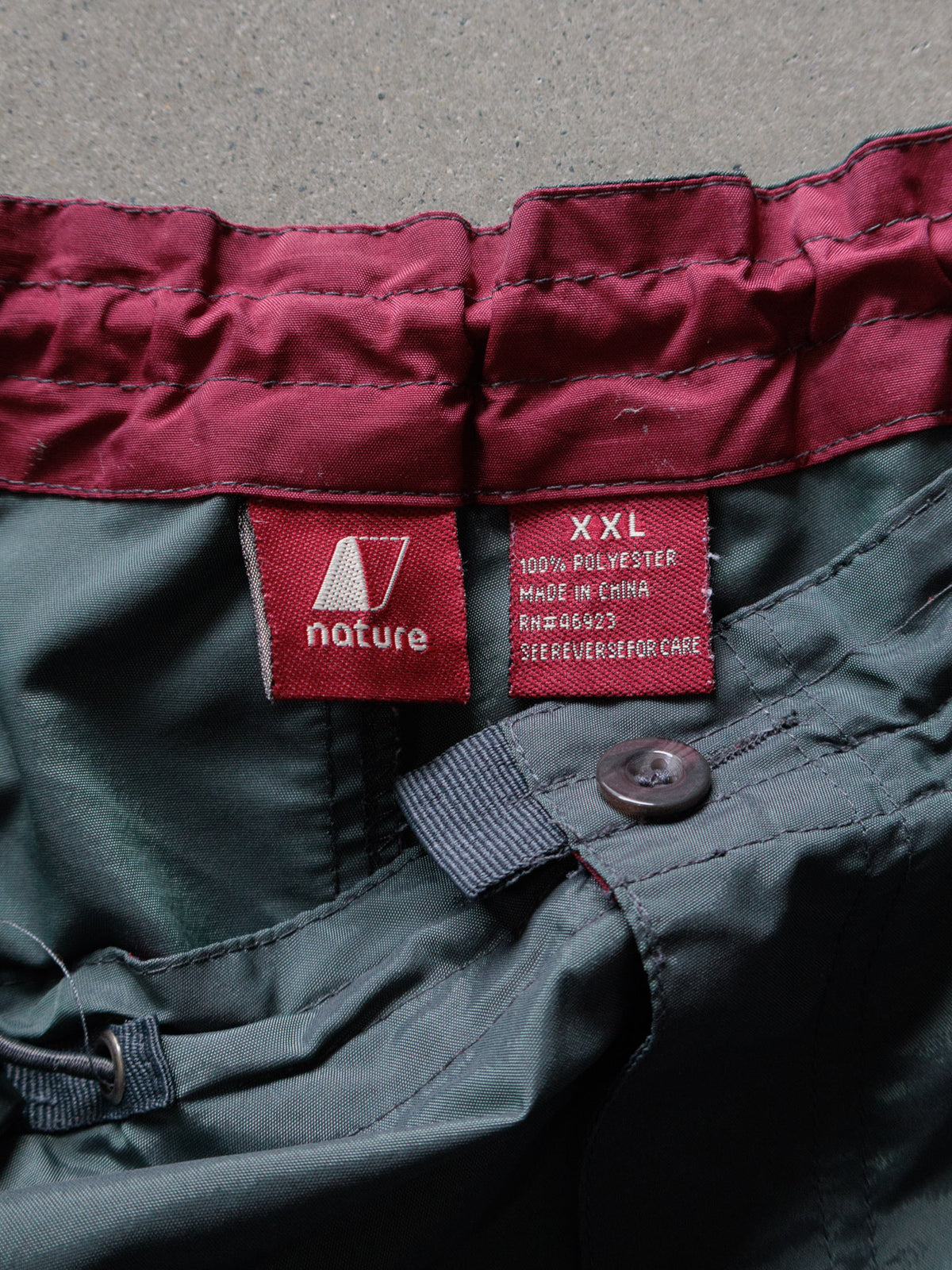 Vintage Green Snap Track Pants (2XL)