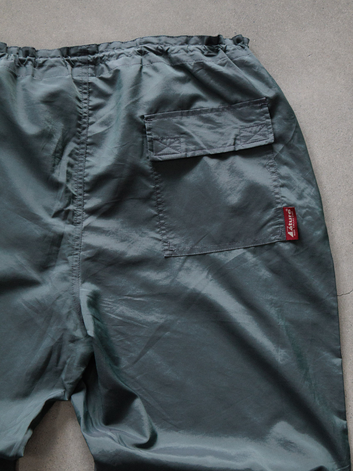 Vintage Green Snap Track Pants (2XL)