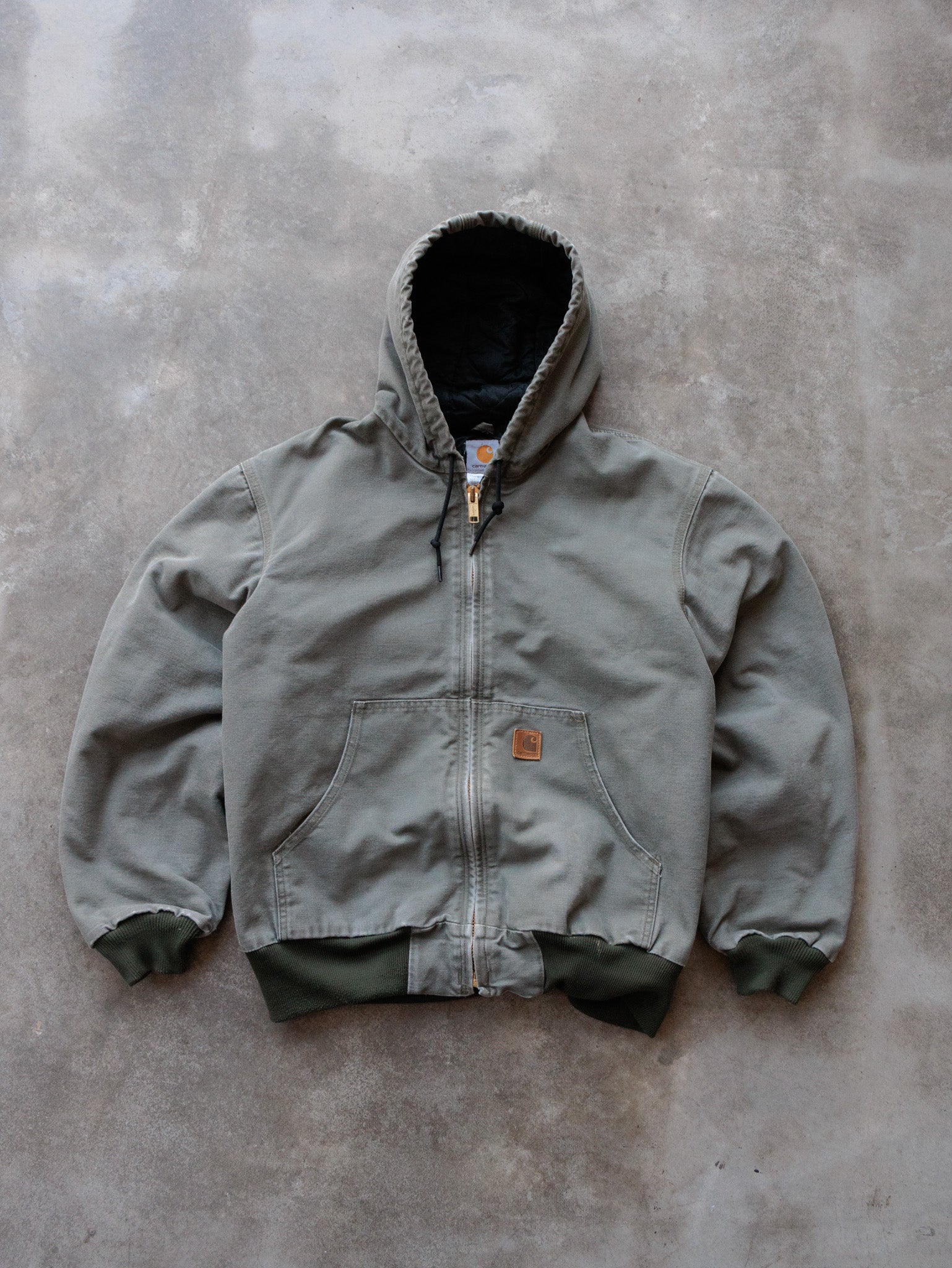 Vintage 2003 Carhartt J281 MOS 'Moss Green' Active Jacket (L)