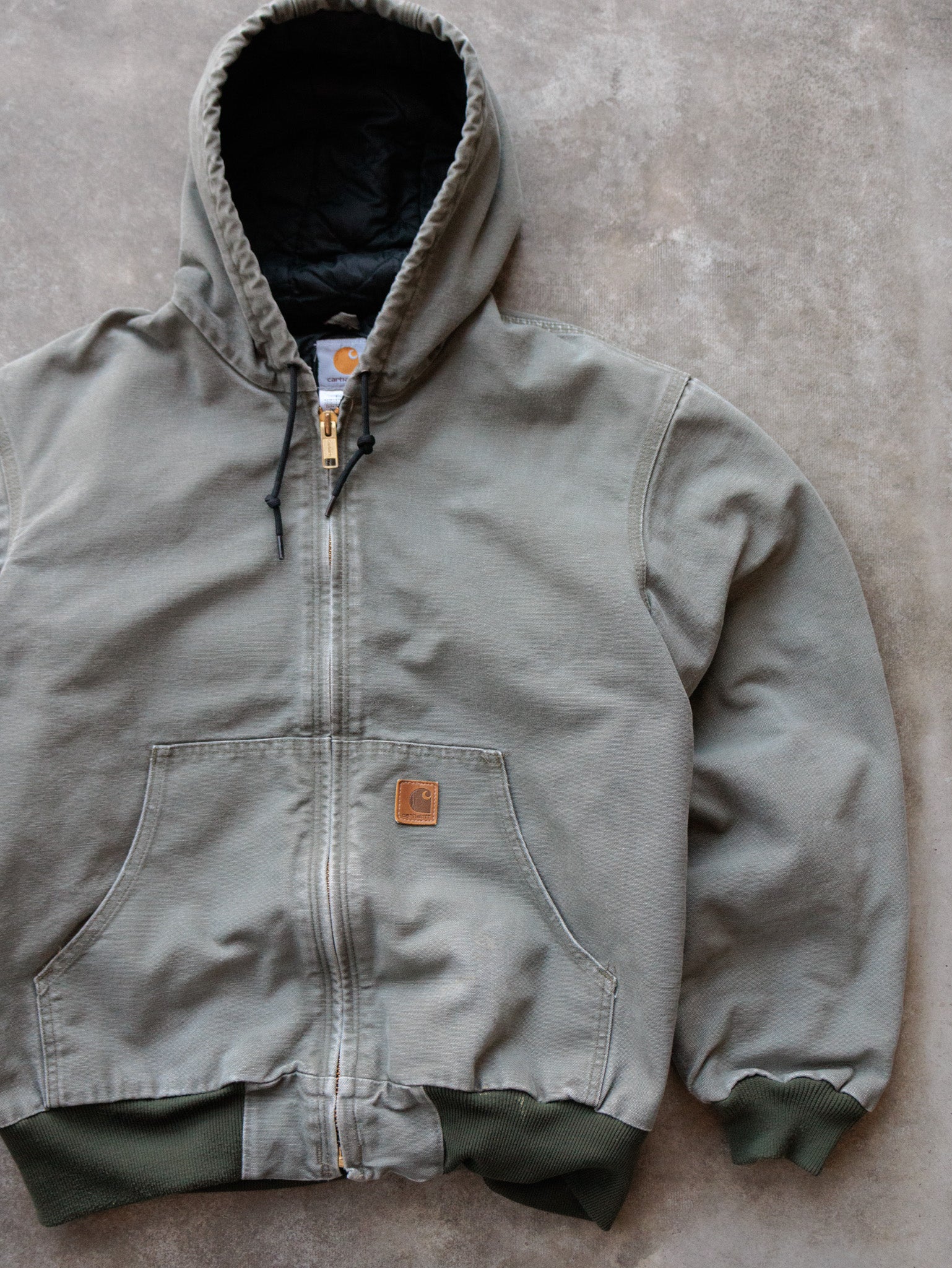 Vintage 2003 Carhartt J281 MOS 'Moss Green' Active Jacket (L)