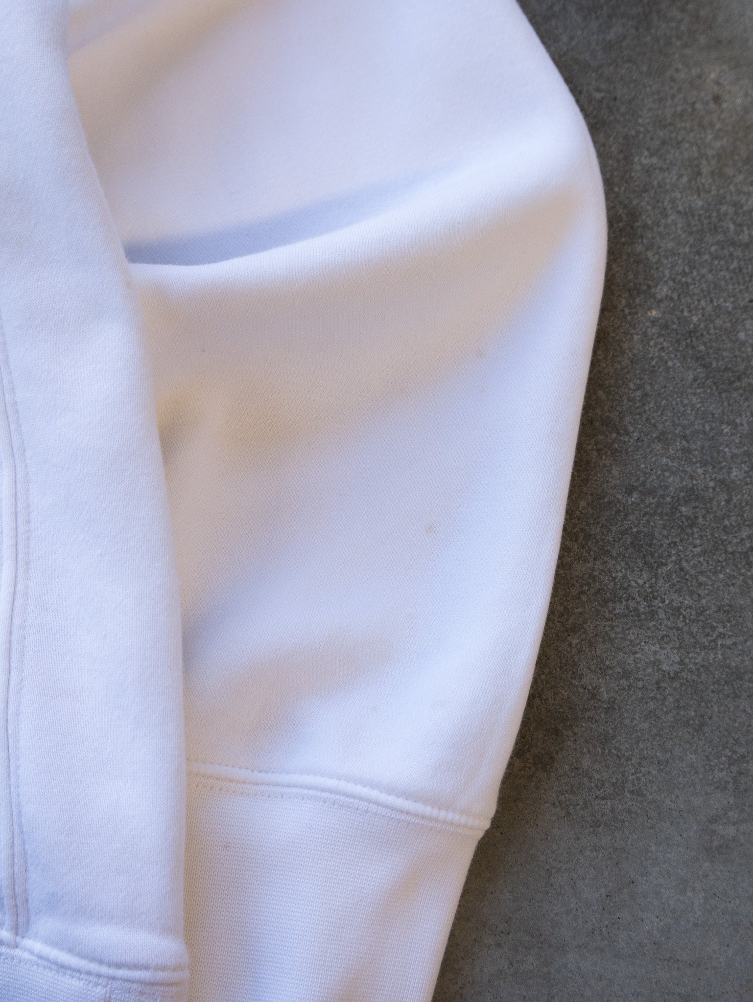 Vintage White Nike Logo Hoodie (S)