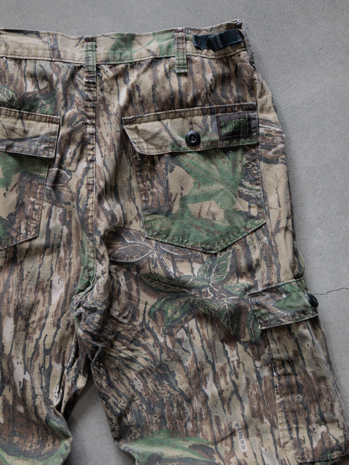 Vintage Green Realtree Camo Liberty Cargo Pants (-)