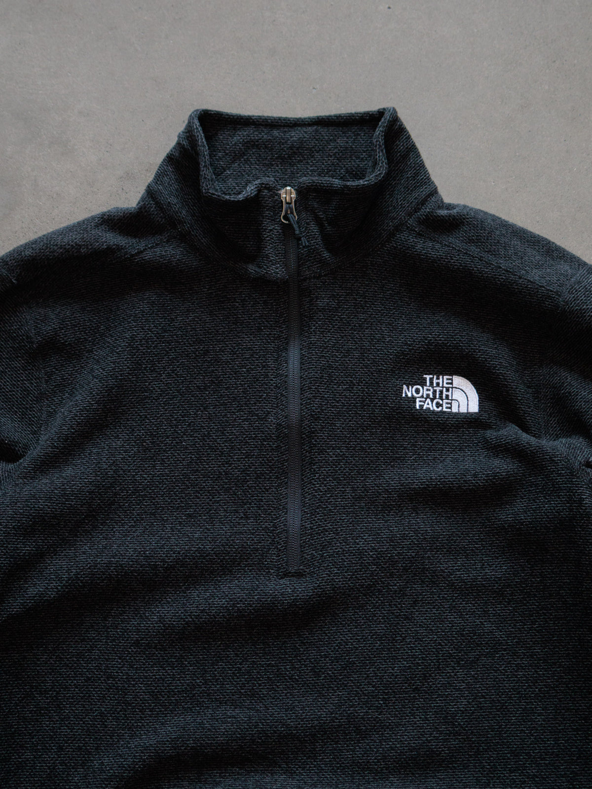 Vintage Black The North Face Fleece Quarter Zip (S)