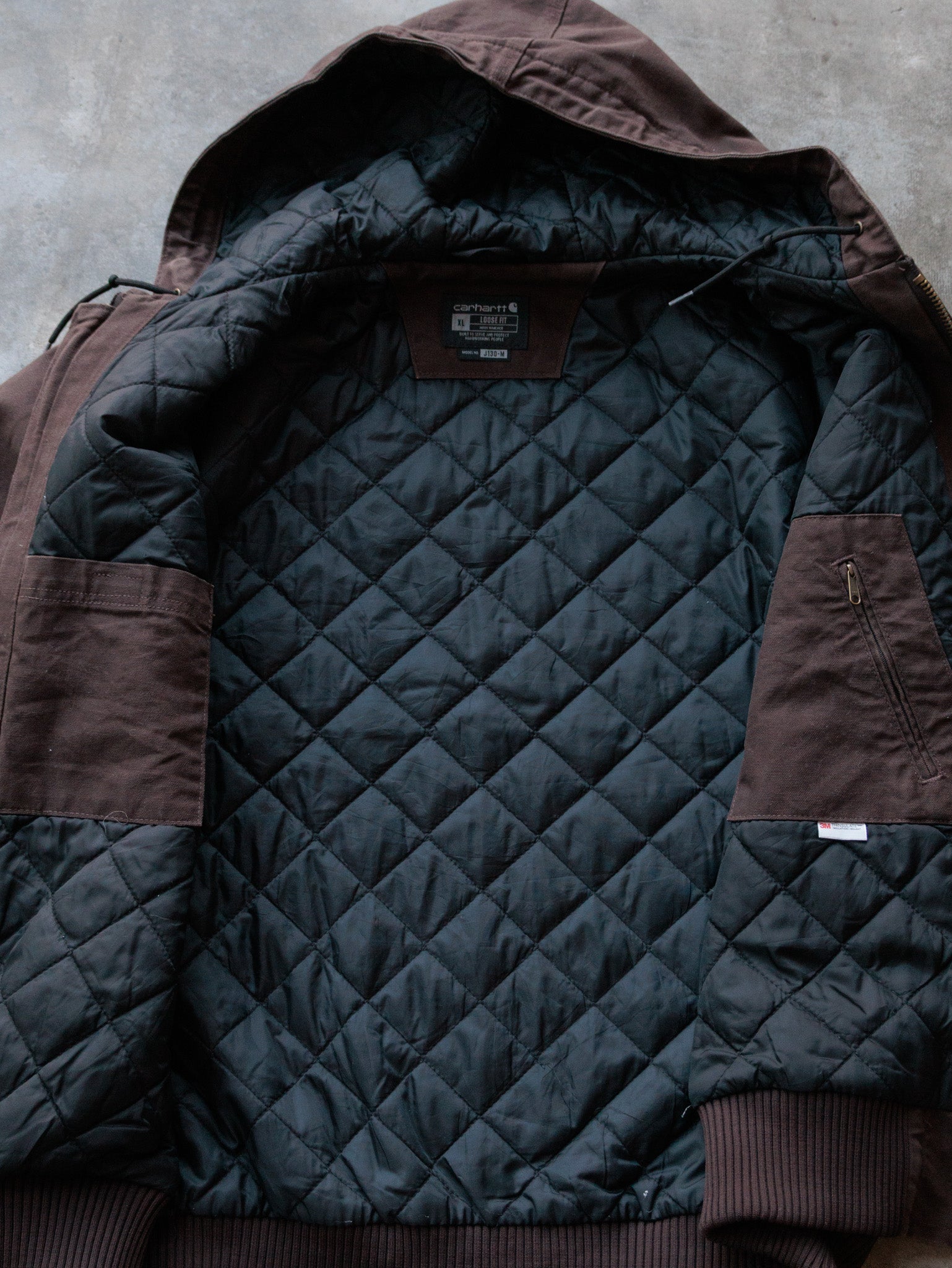 Carhartt J130-M DKB 'Dark Brown' Active Jacket (XL)