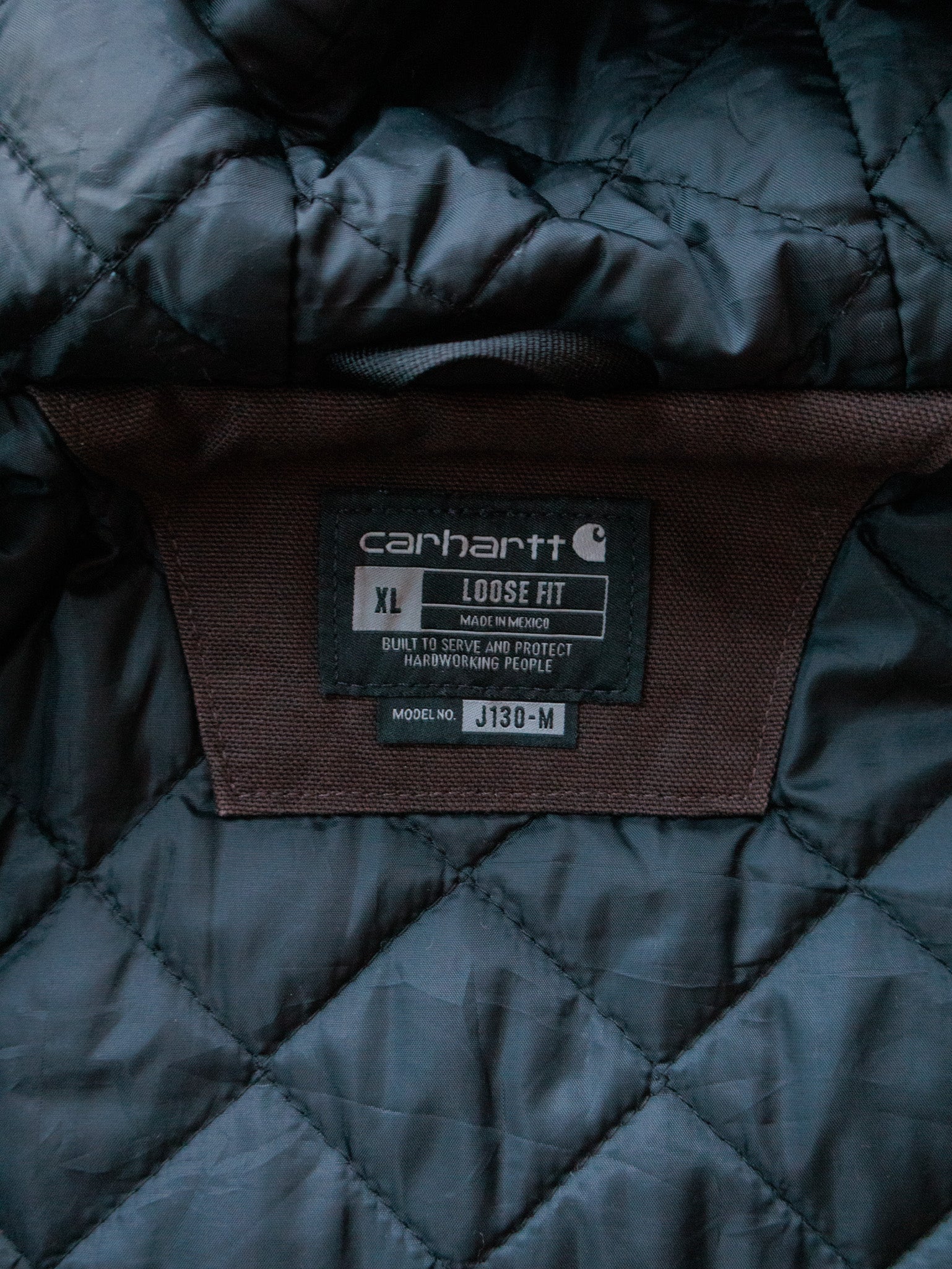 Carhartt J130-M DKB 'Dark Brown' Active Jacket (XL)
