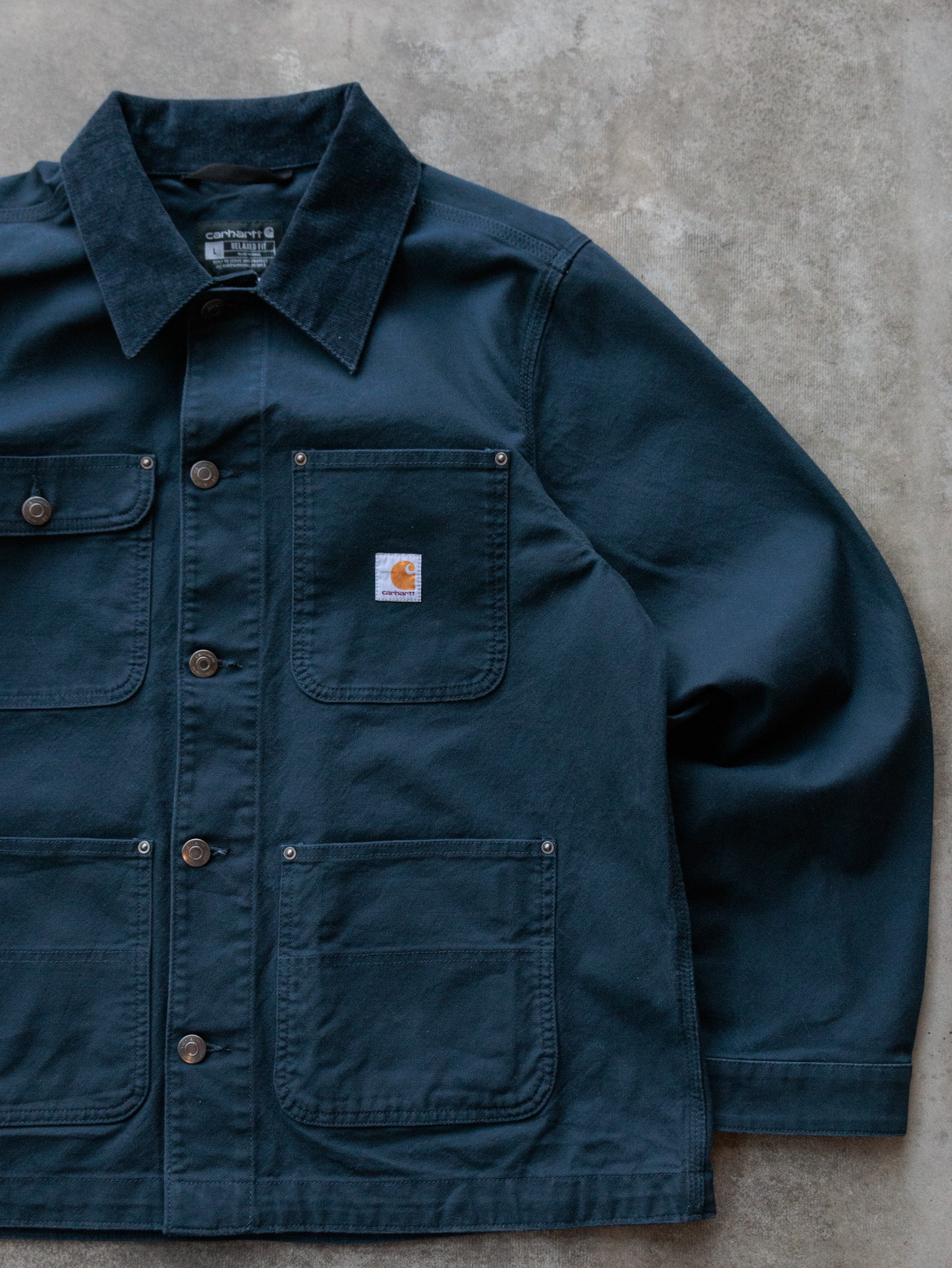 Carhartt OC6644-M 'Dark Navy' Chore Coat (L)