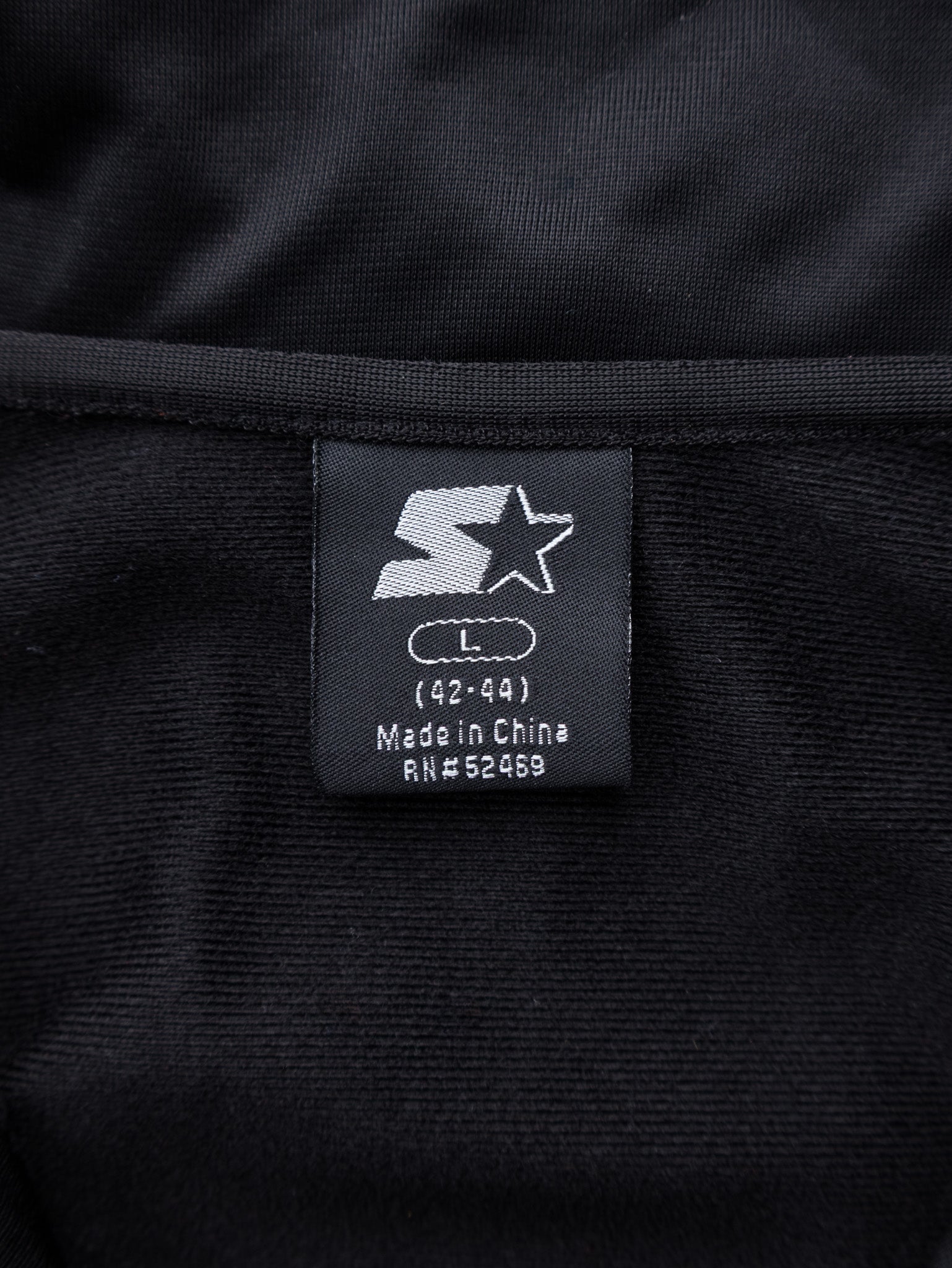Vintage Black Starter Track Jacket (L)