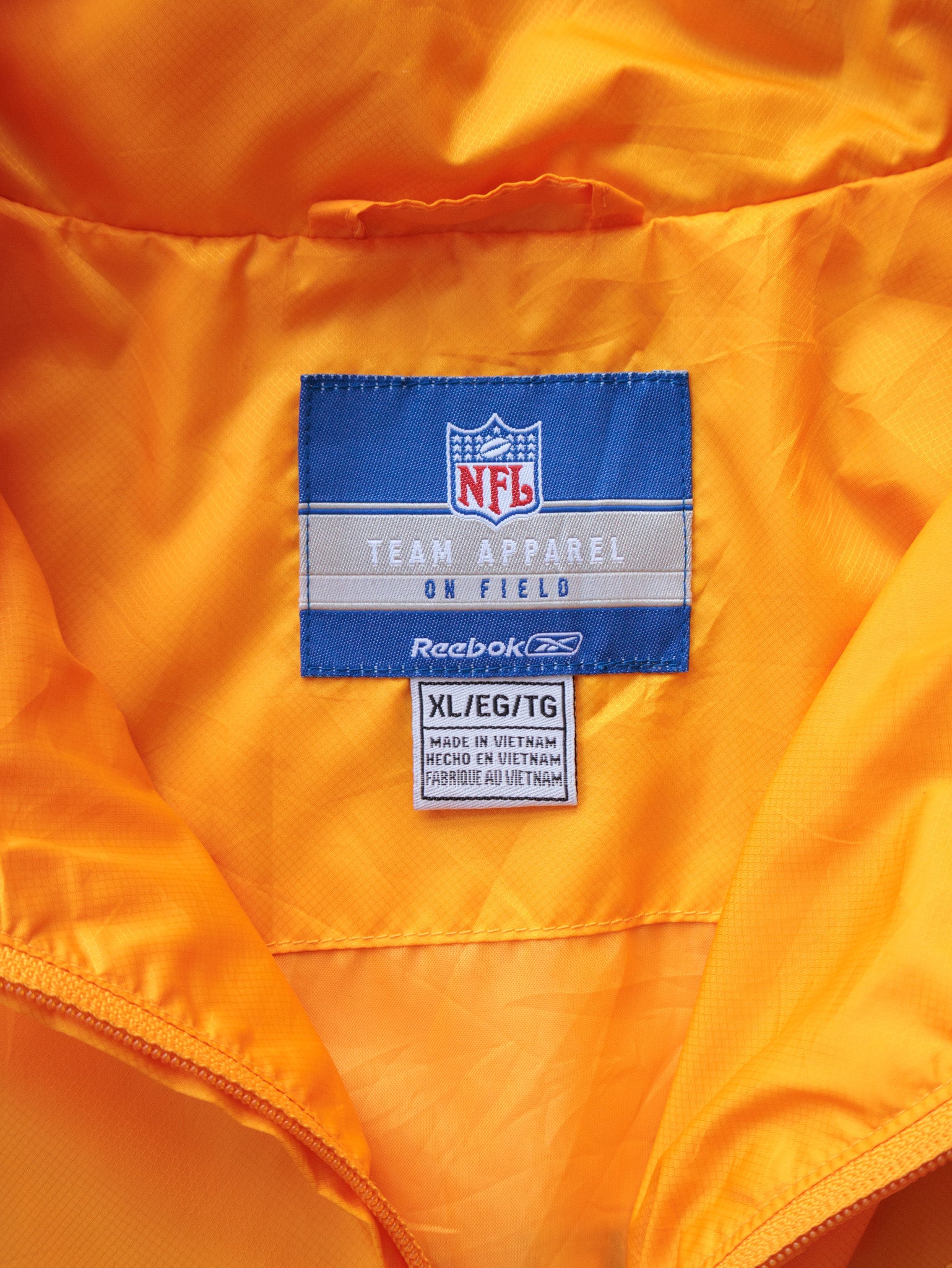 Vintage 00s Yellow Green Bay Packers Reebok Windbreaker (XL)