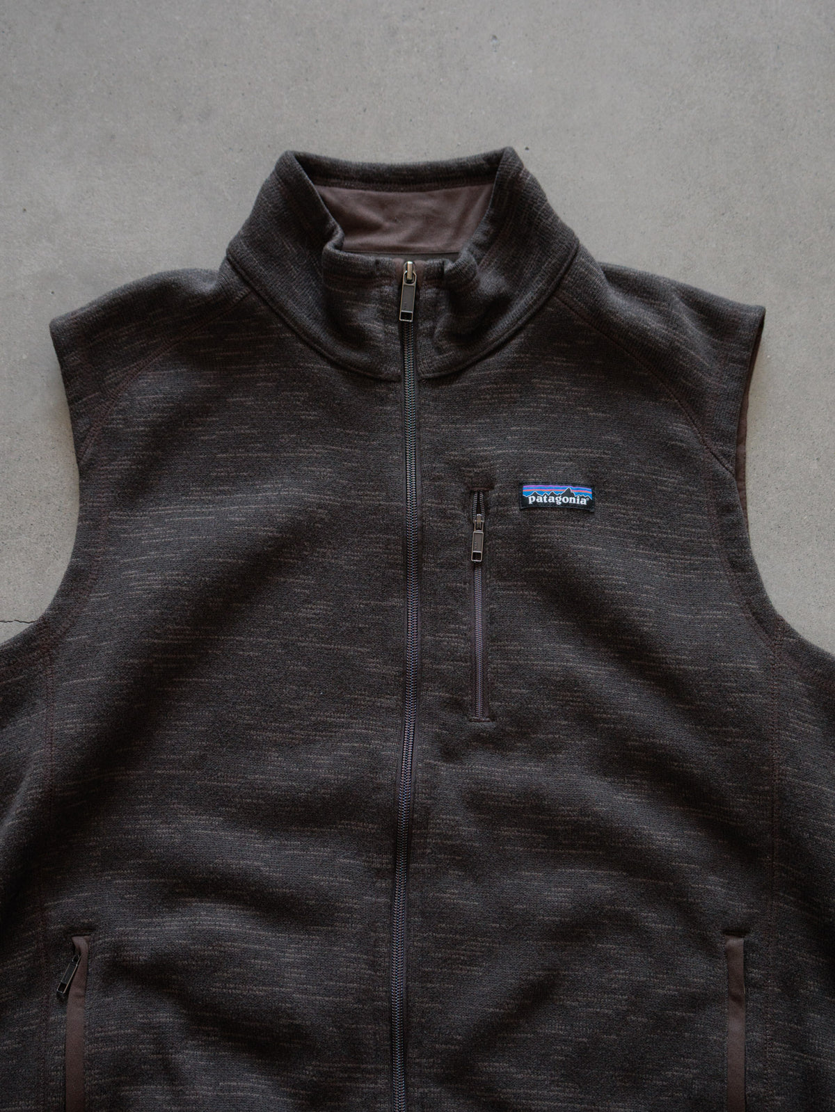 Vintage Brown Patagonia Fleece Vest (XL)