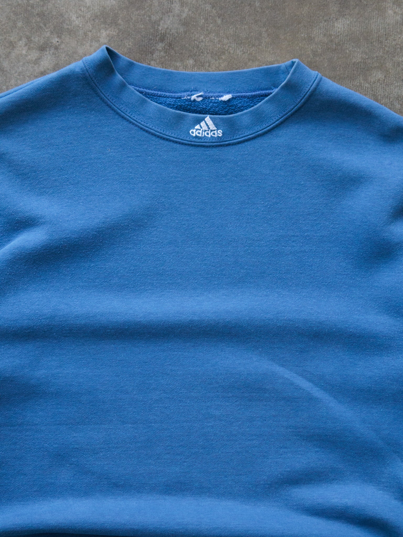 Vintage Blue Adidas Sweatshirt (L)