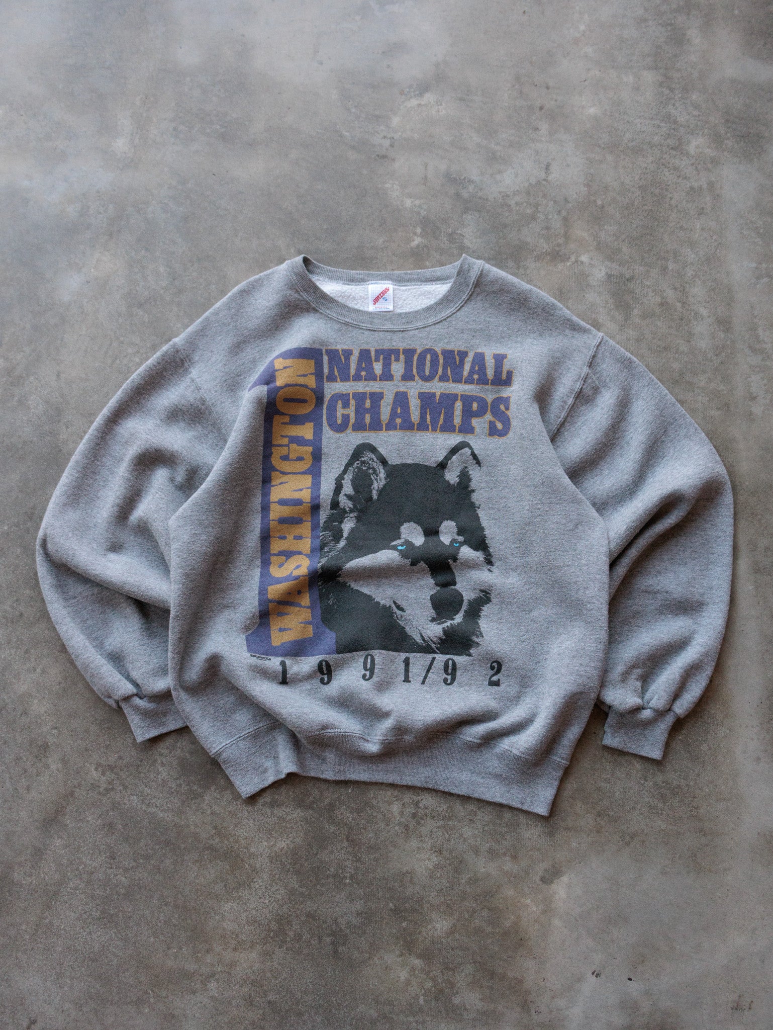 Vintage 1992 Washington National Champs Sweatshirt (XL)