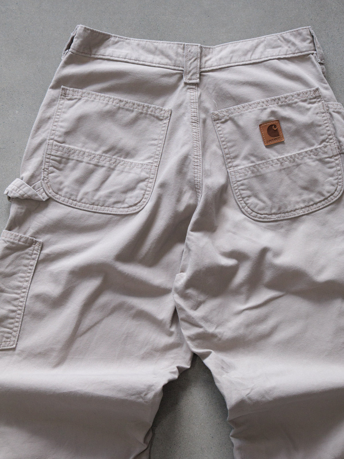 Beige Carhartt Carpenter Pants (W31)