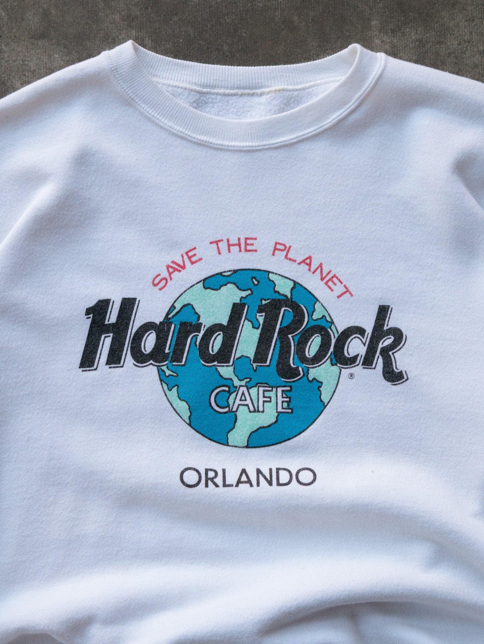 Vintage White Hard Rock Cafe Orlando Sweatshirt (-)