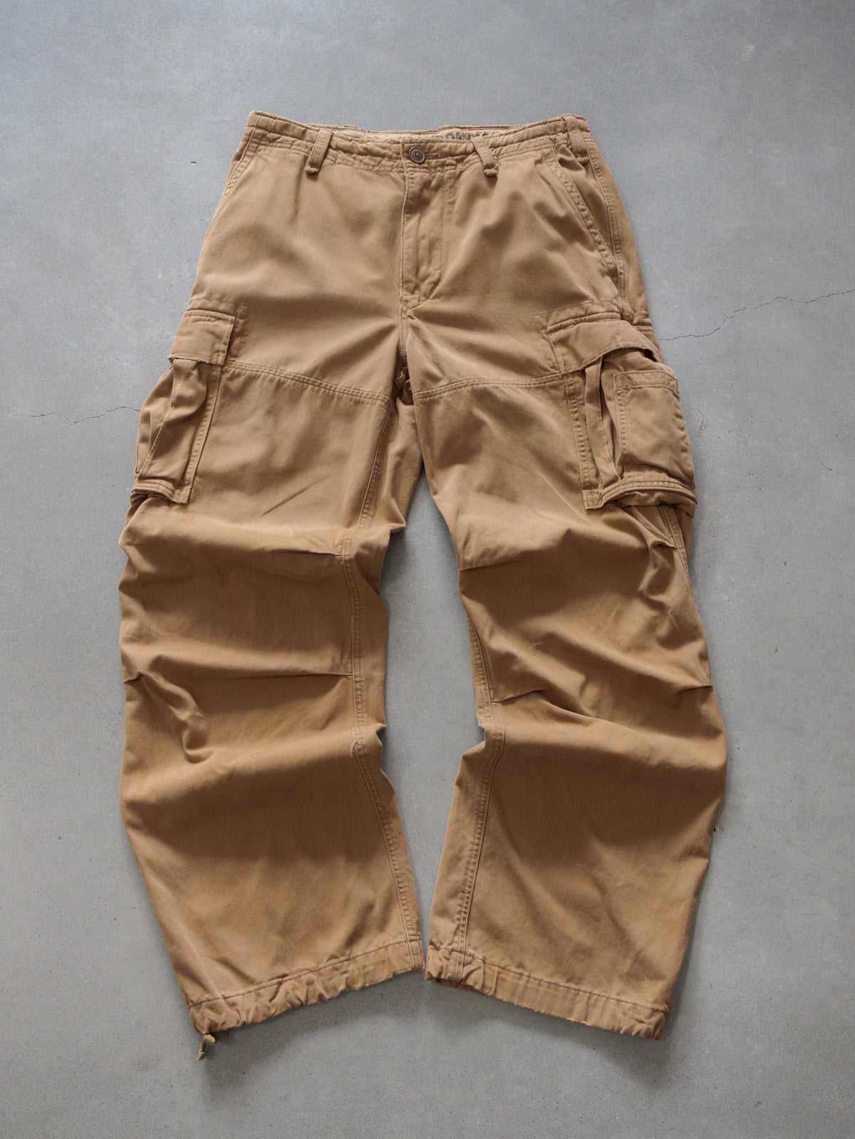 Vintage 00s Beige Abercrombie & Fitch Cargo Pants (W32)