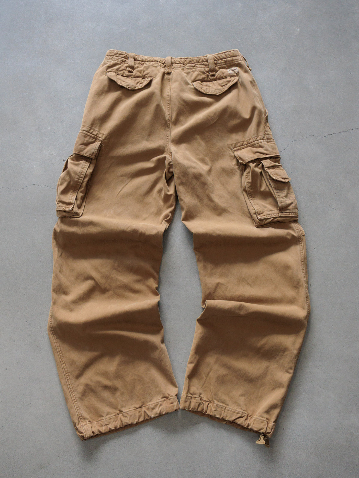 Vintage 00s Beige Abercrombie & Fitch Cargo Pants (W32)