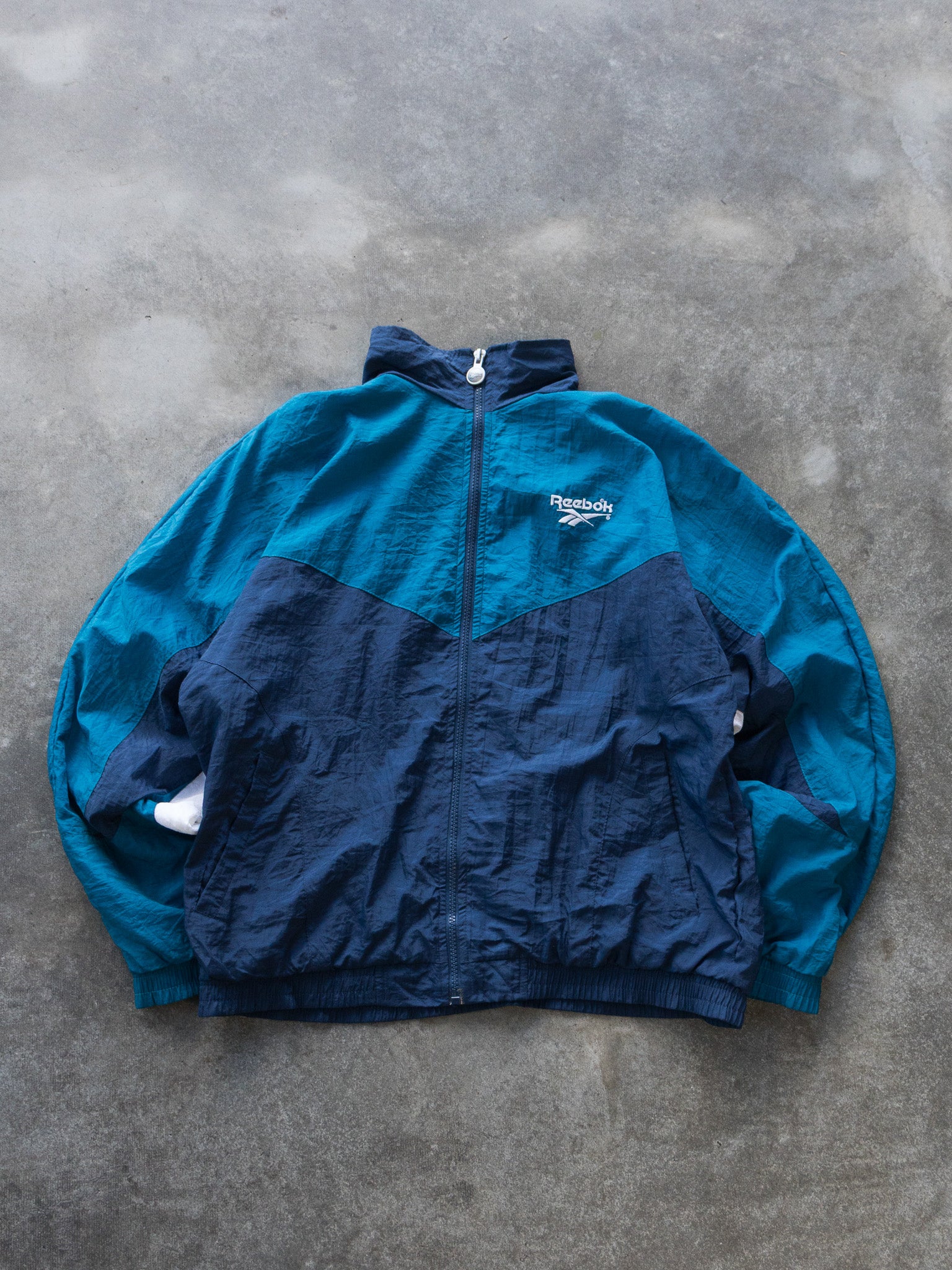 Vintage Blue Reebok Track Jacket (M)