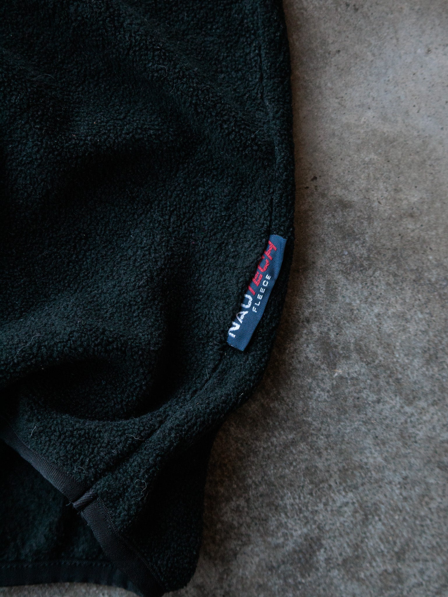 Vintage 90s Black Nautica Fleece Sweatshirt (XL)