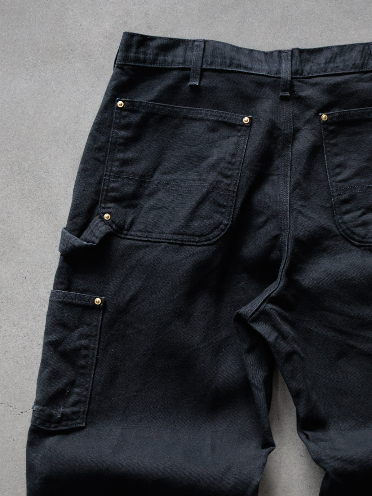 Vintage Black Carhartt Double Knee Carpenter Pants (W34)