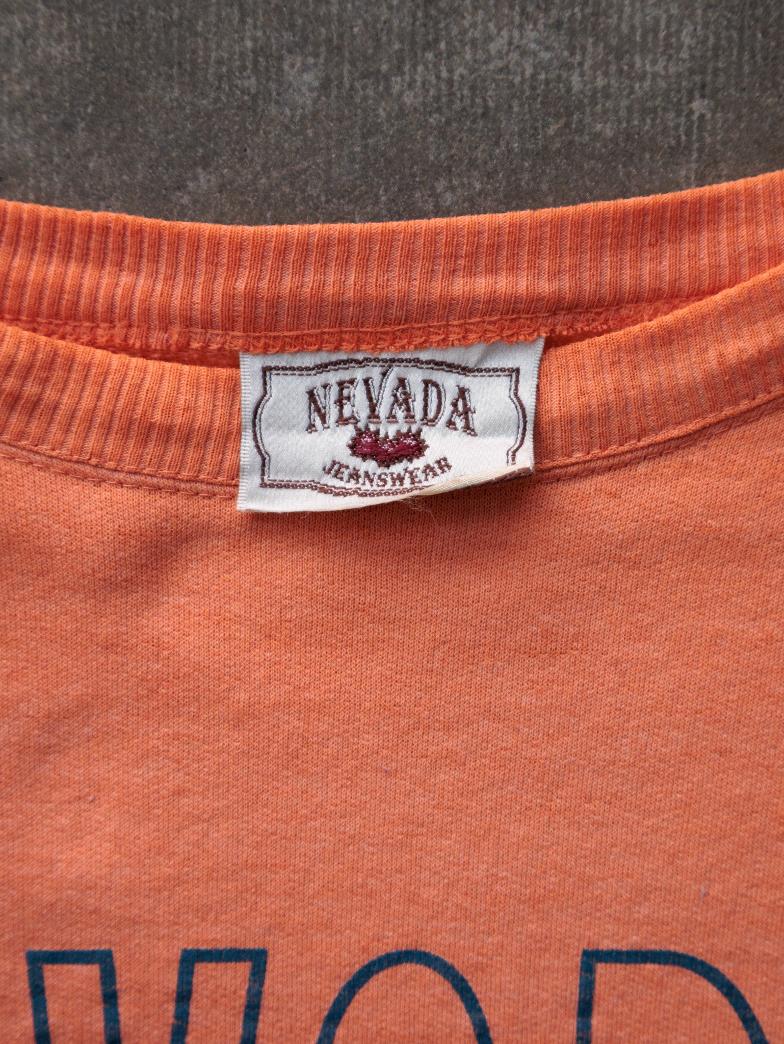 Vintage 90s Orange Nevada Jeanswear Sweatshirt (-)