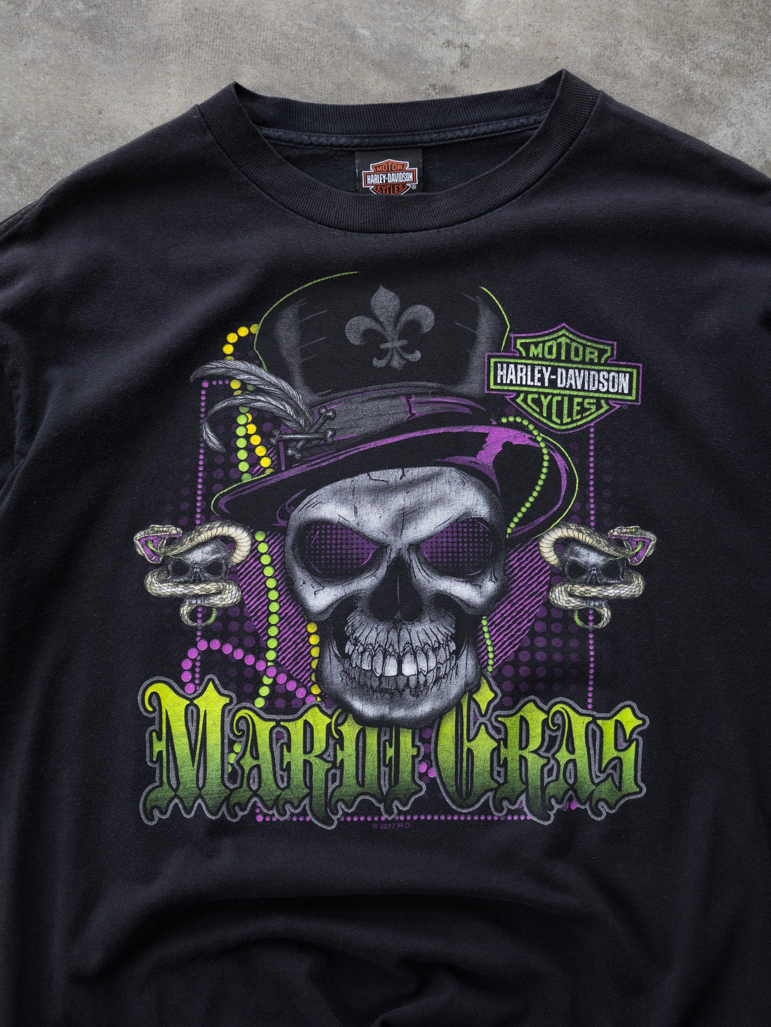 Harley-Davidson Mardi Gras Voodoo Tee (L)