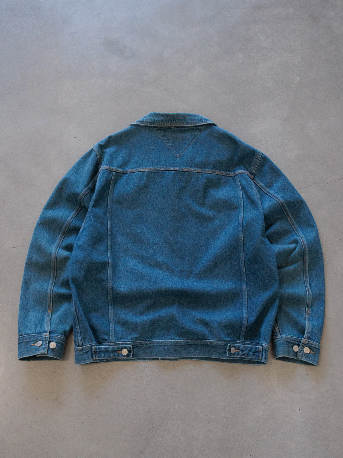 Vintage 00s Blue Tommy Jeans Denim Jacket (XL)
