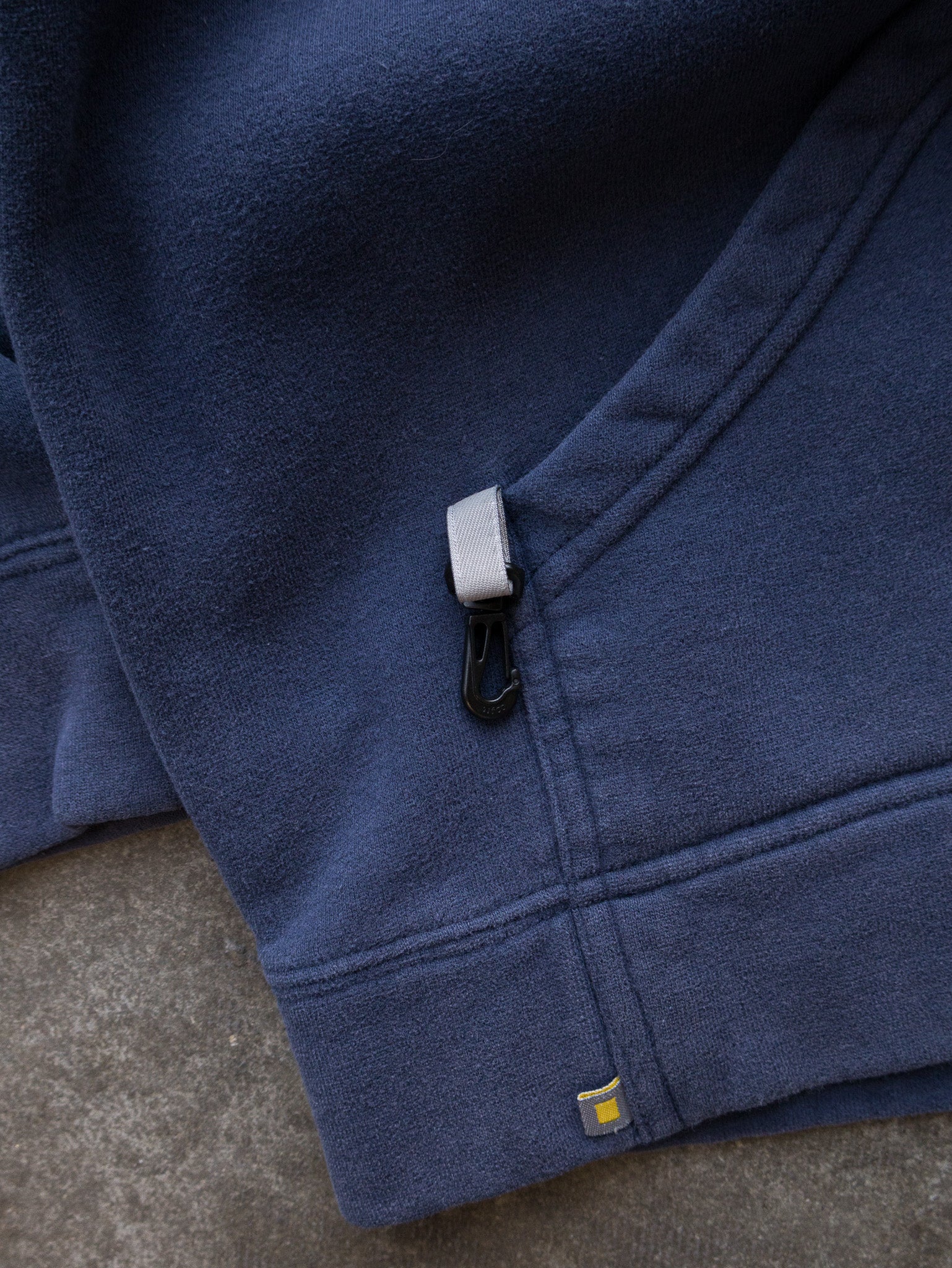 Vintage 00s Navy Reebok Logo Hoodie (L)