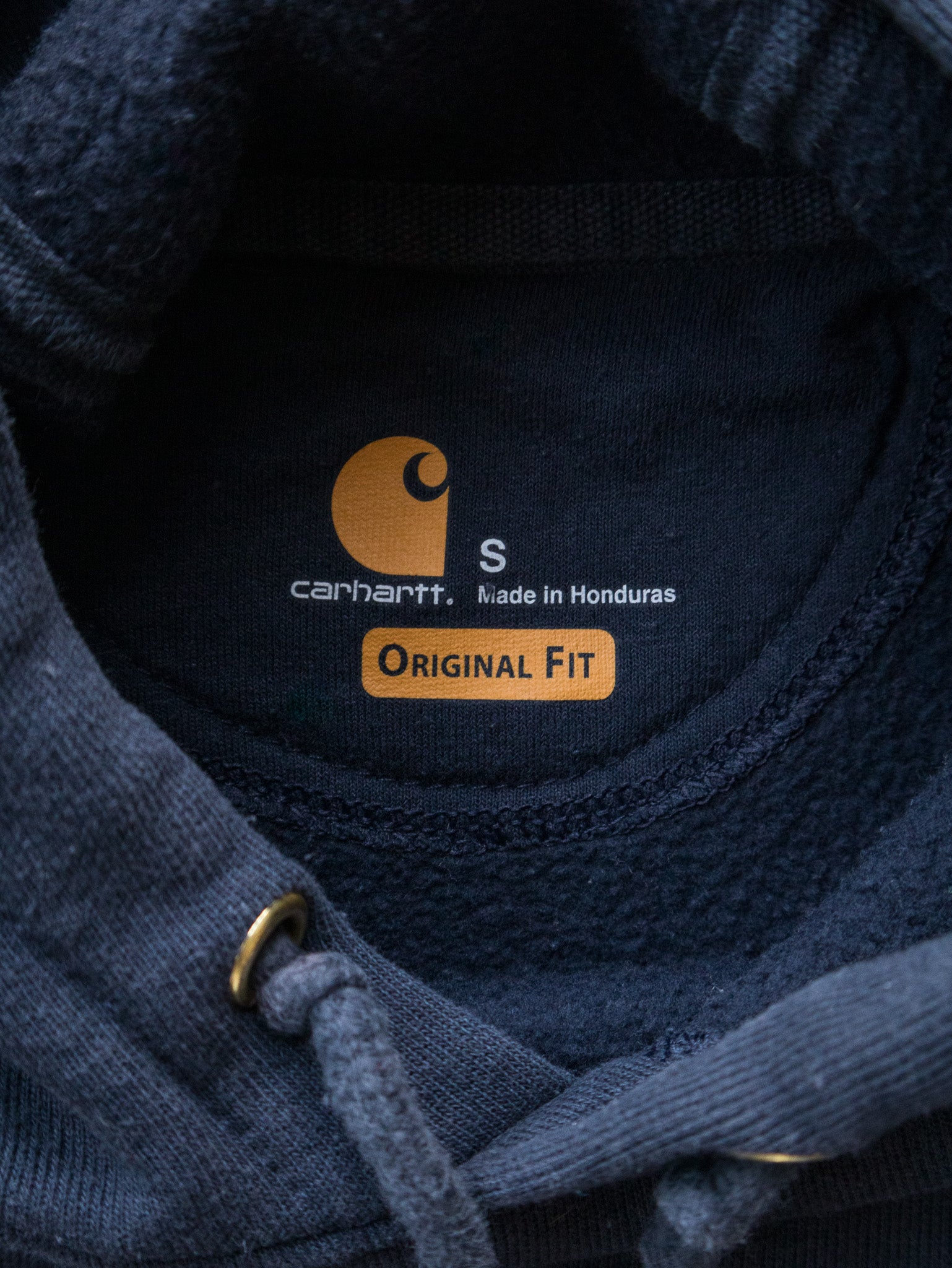 Vintage Navy Carhartt Hoodie (S)