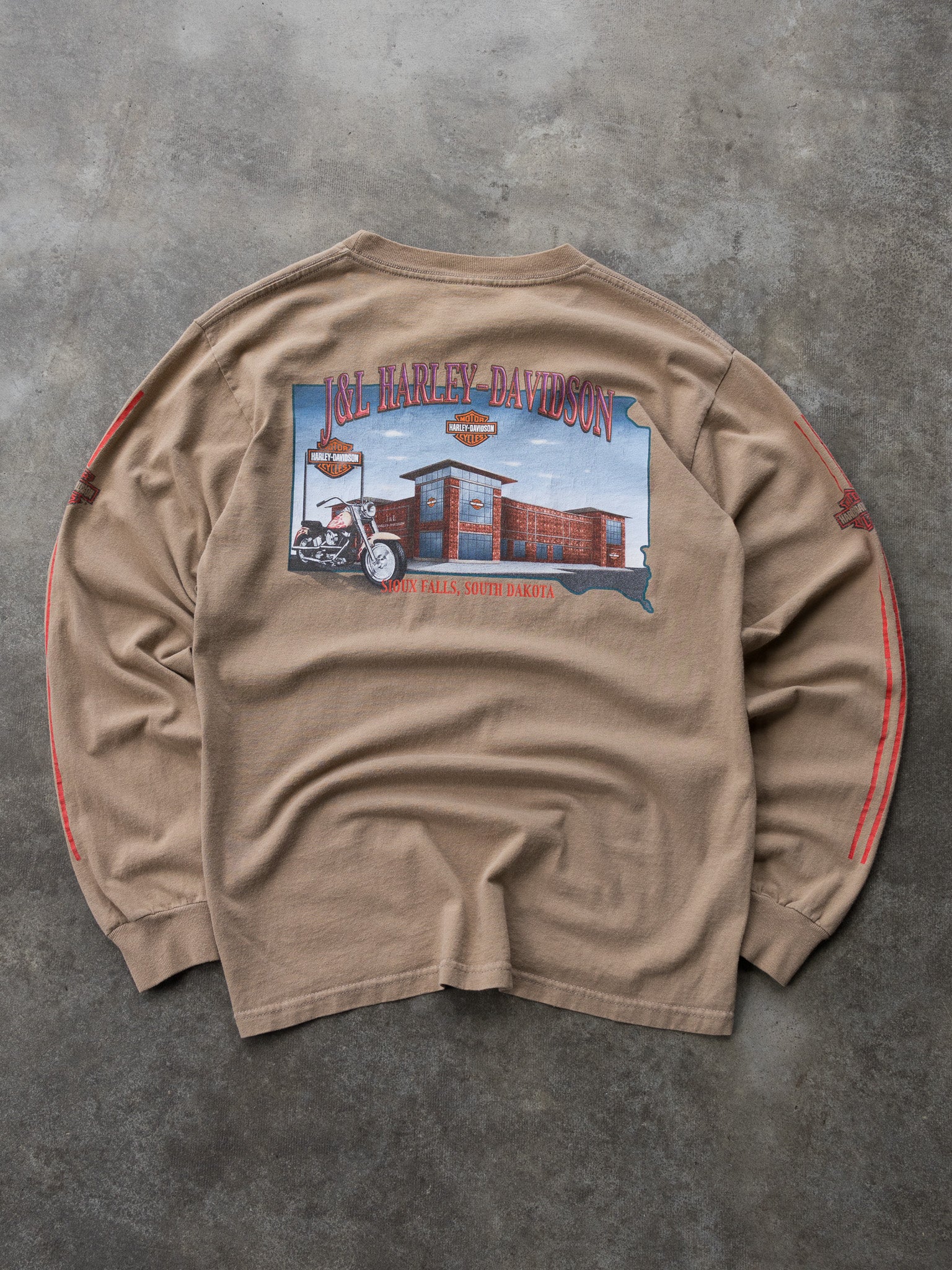 Vintage Harley-Davidson Sioux Falls South Dakota Long Sleeve (M)