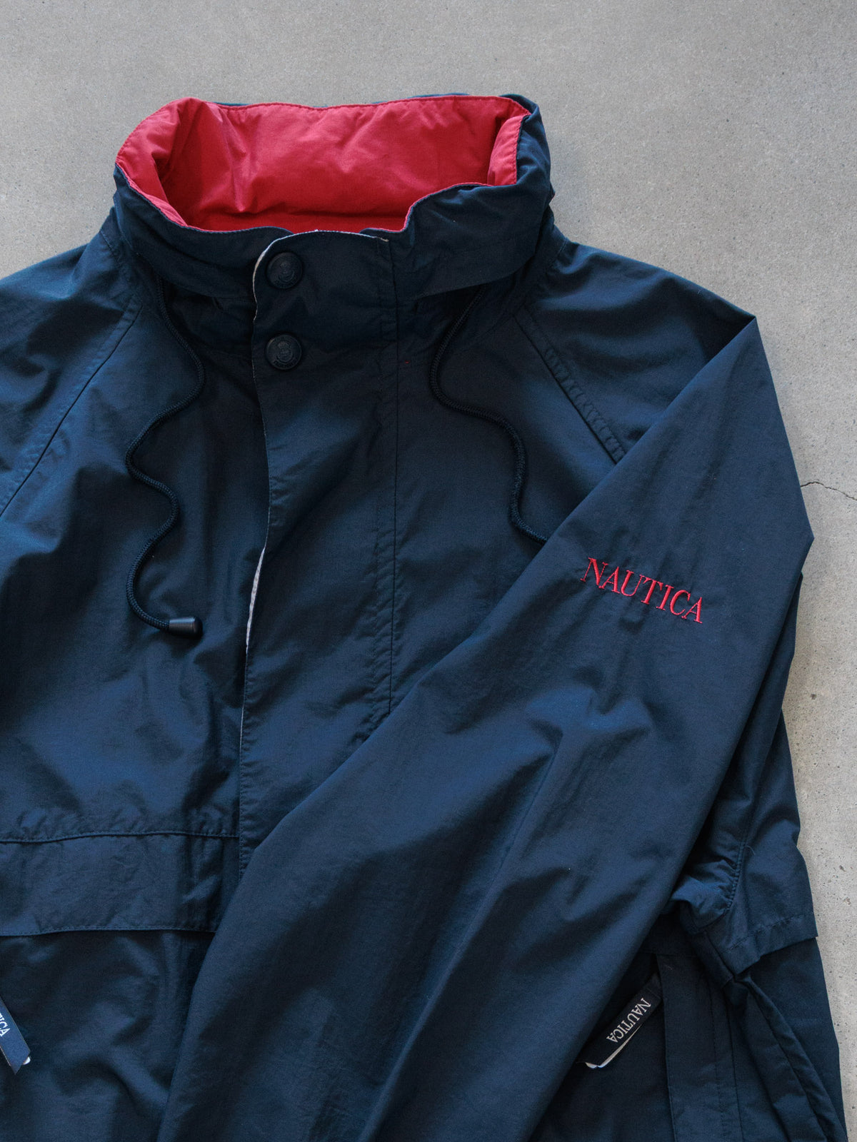 Vintage 90s Navy Nautica Windbreaker (L)