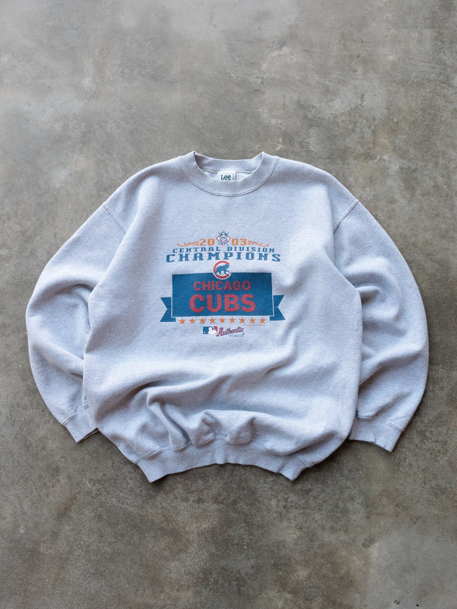 Vintage 2003 Lee Sport Chicago Cubs Champs Sweatshirt (M)