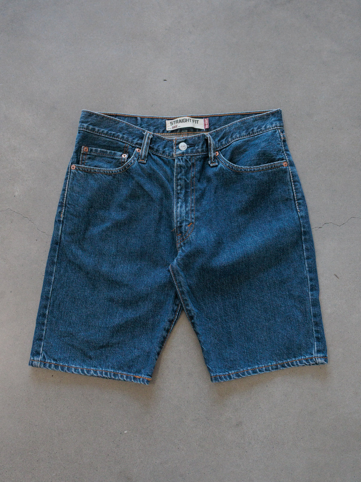 Vintage Blue Levi's 505 Denim Shorts (W32)
